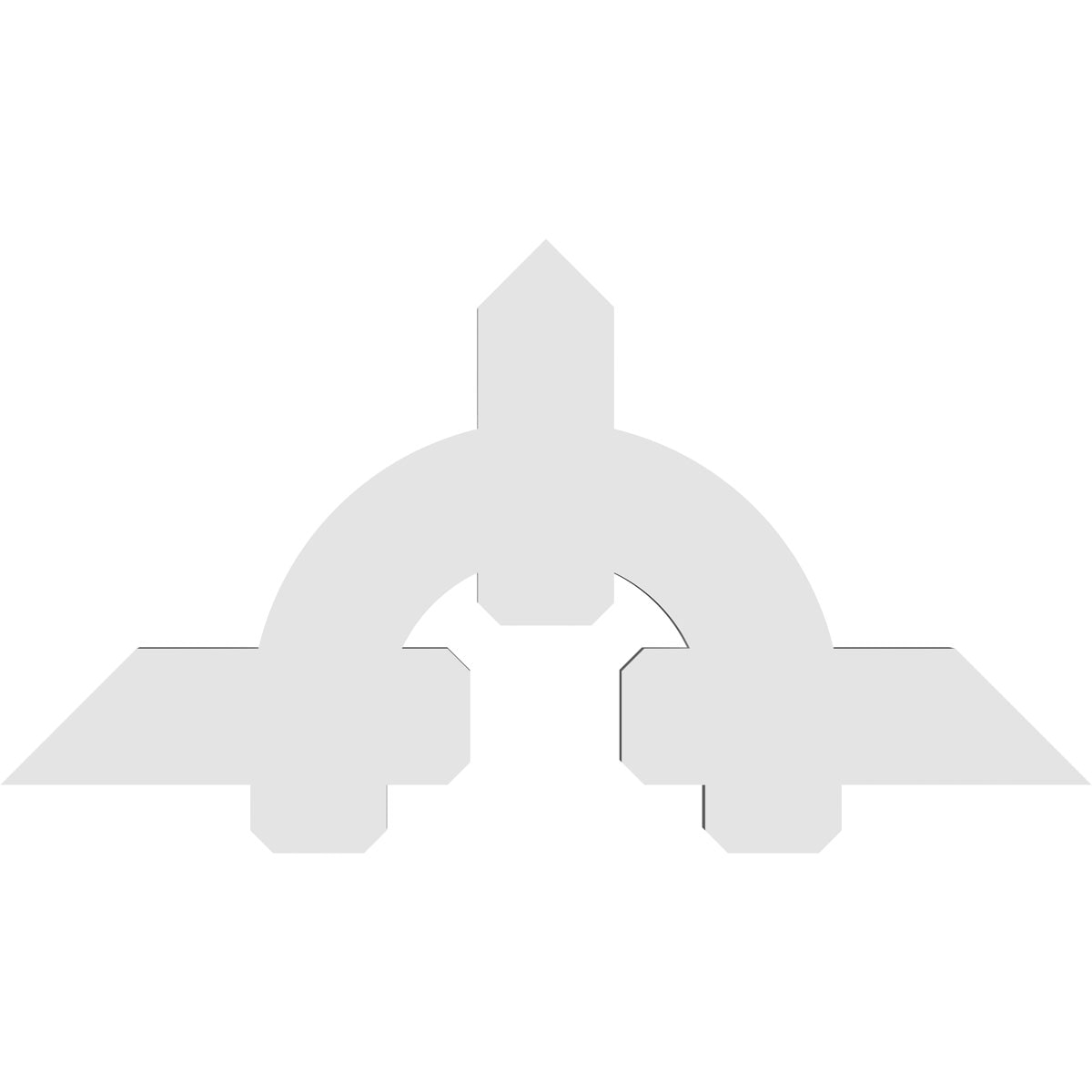 Ekena Millwork GBP048X24X0206ERI00 Exterior-Brackets-Braces - View #4