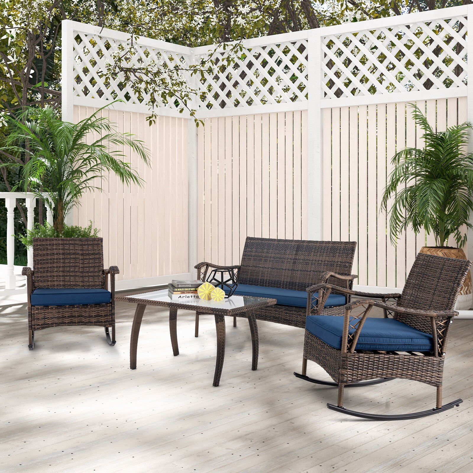 Ayelon 853NYLW4KNP11 Patio-Conversation-Sets - View #2