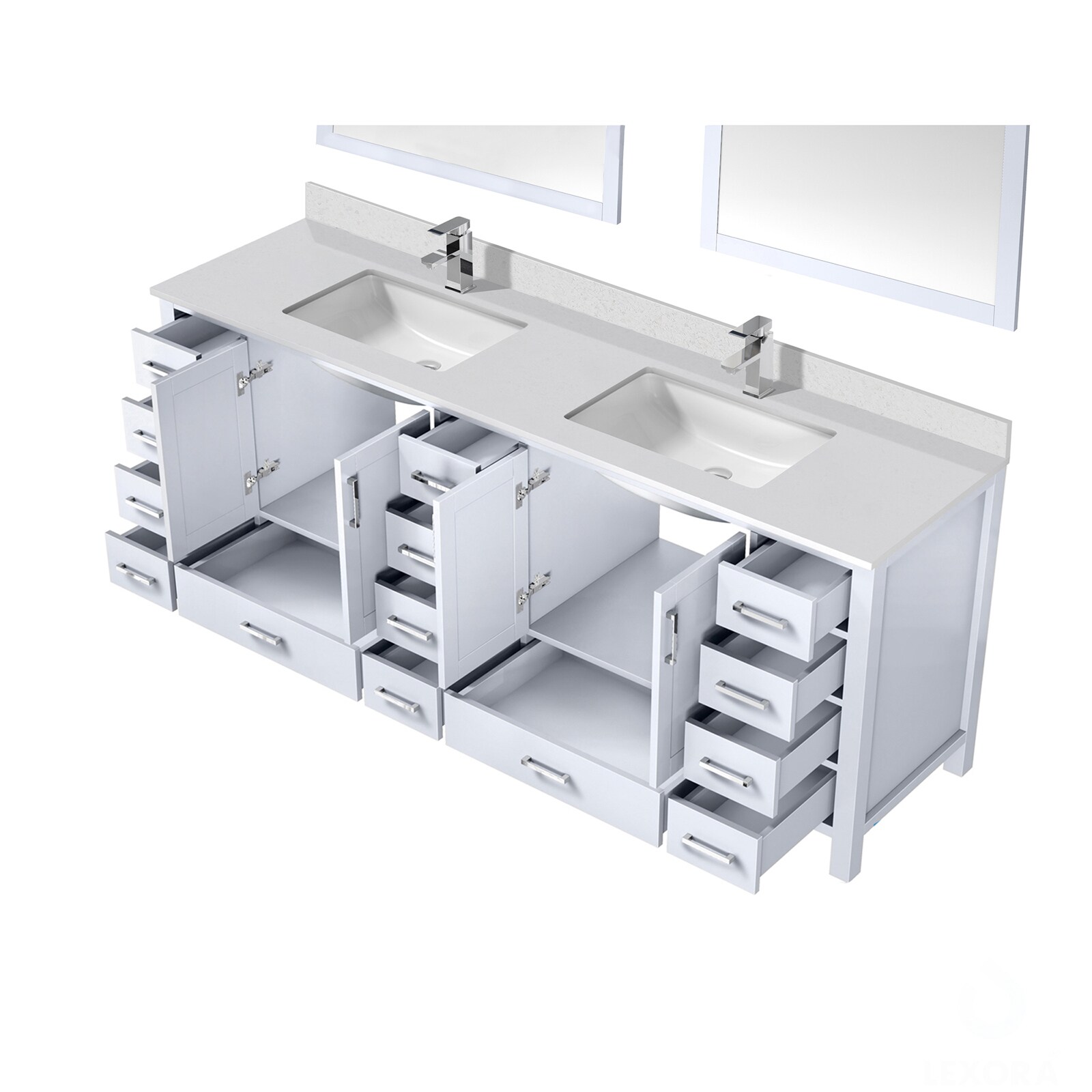 Lexora LVJ84DA311 Bath-Vanity-Combo - View #3