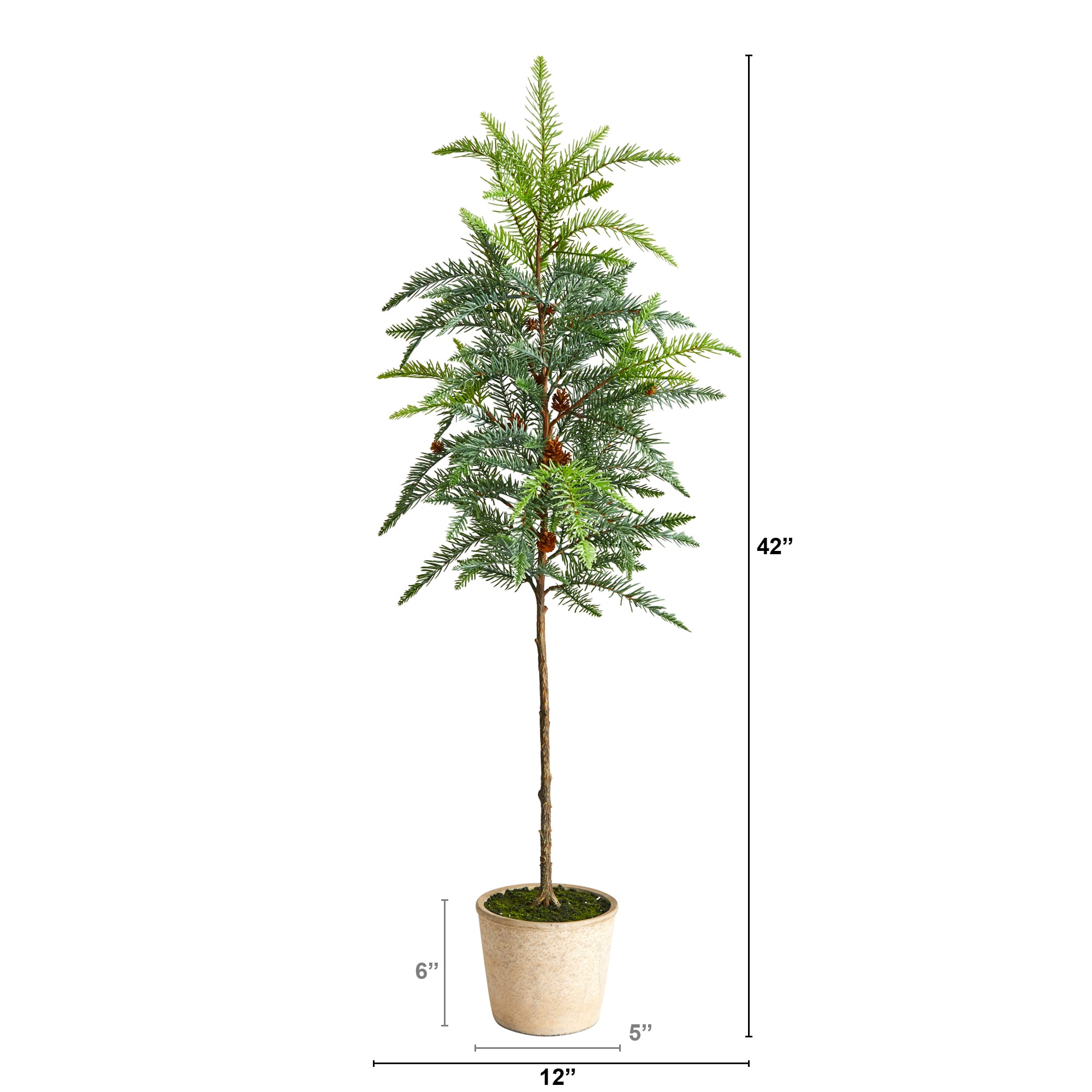 Nearly Natural T3374 Artificial-Christmas-Trees - View #3