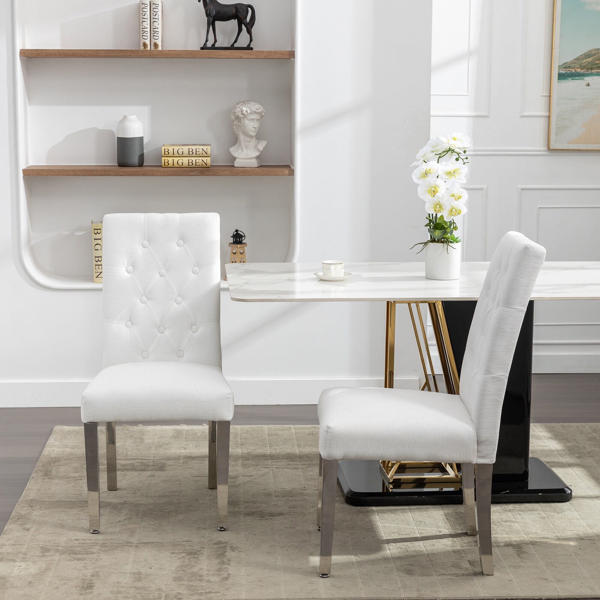 SINOFURN SYA290020WT Dining-Chairs - View #11