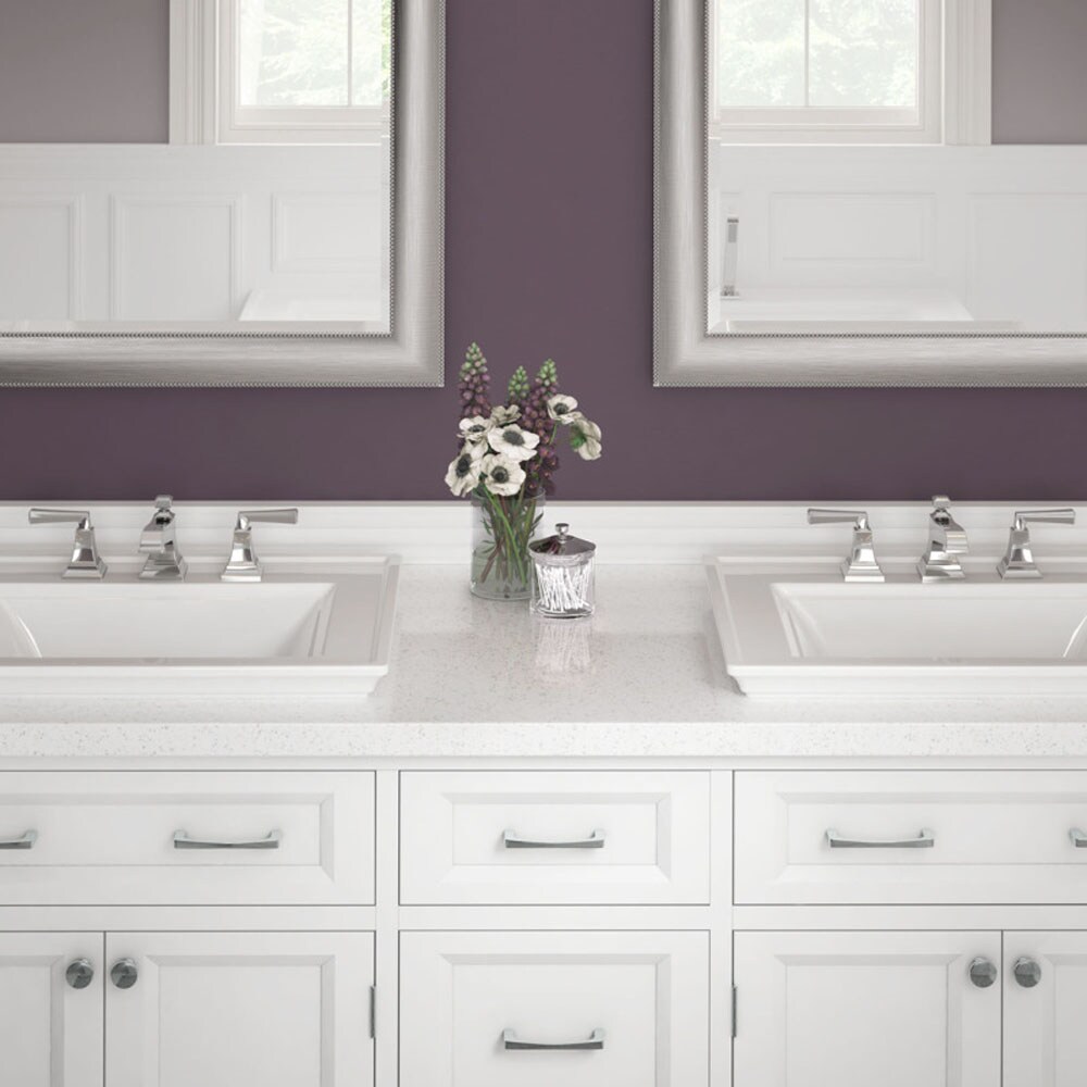 Town Square S Matte Black Widespread 2-Handle Bathroom Faucet