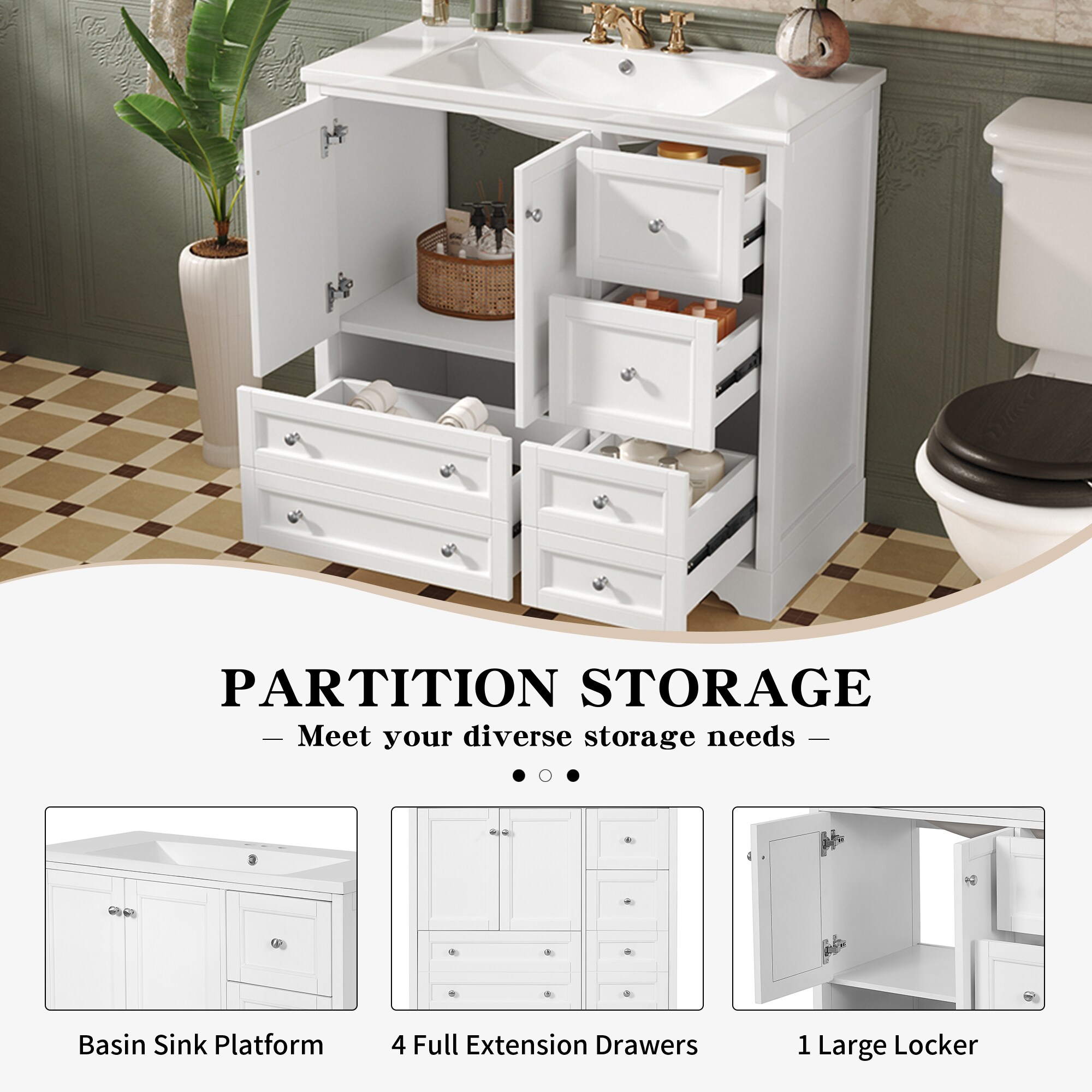 Tatayosi JL-S136005K Bath-Vanity-Combo - View #8