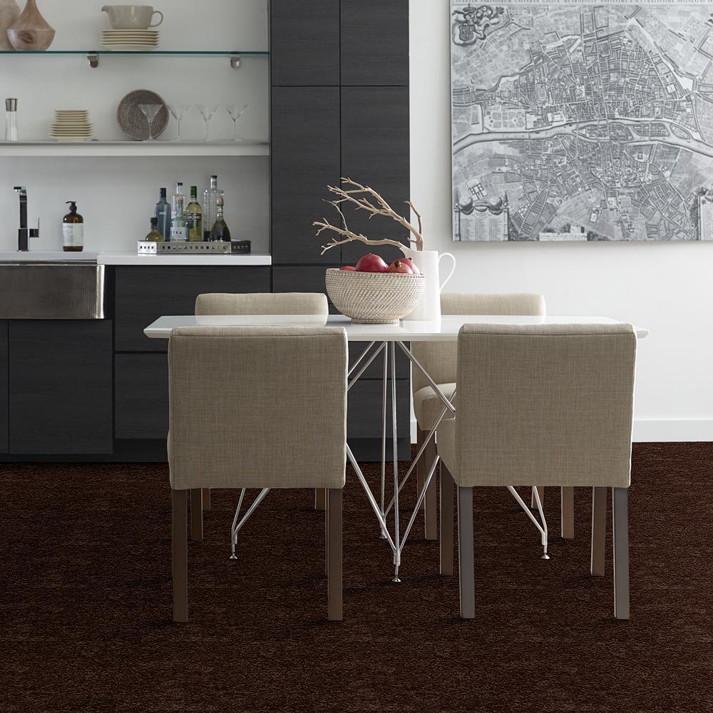 Shaw Workhorse RR Walnut Textured Carpet (Indoor)