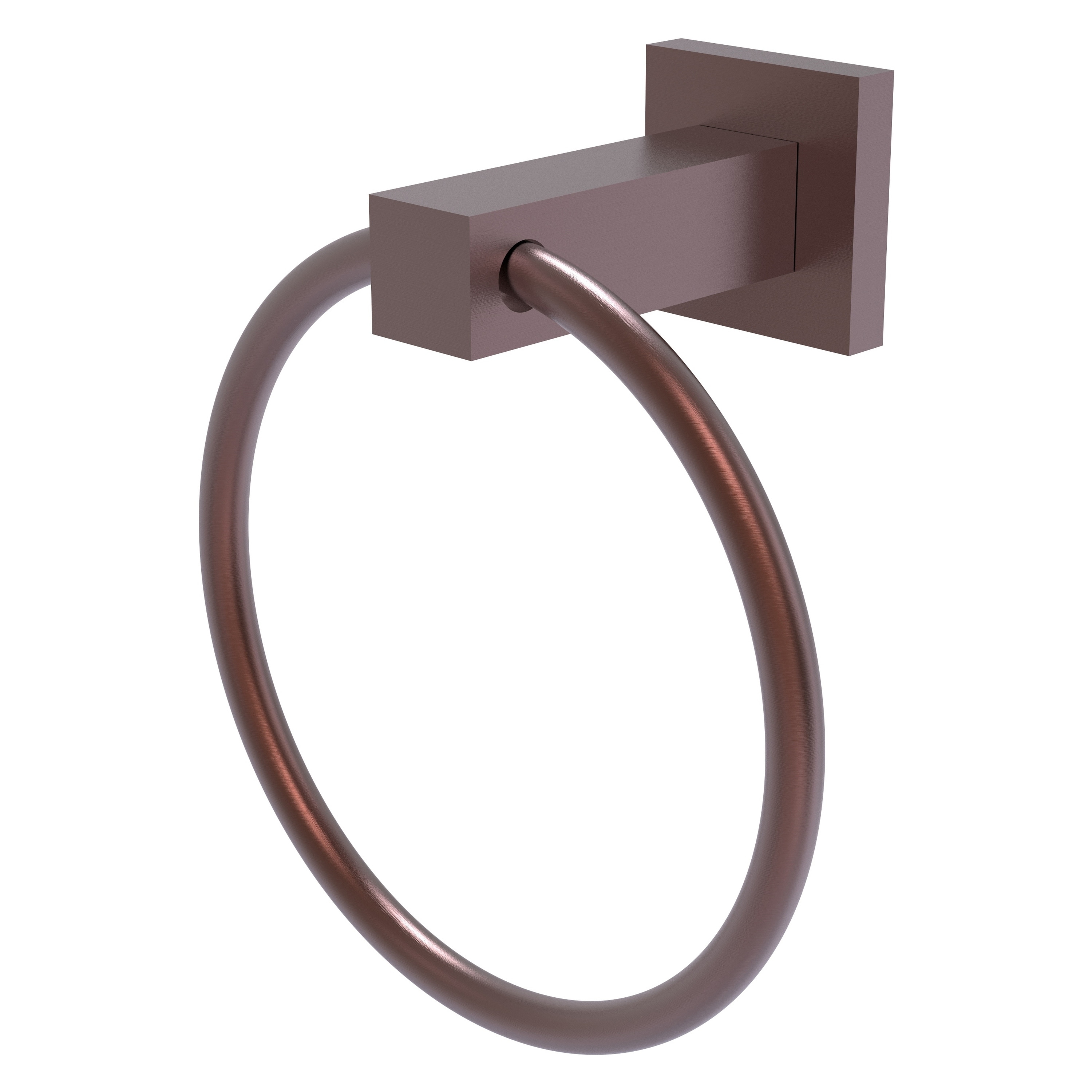 Allied Brass MT-16-CA Montero Antique Copper Wall mount Single Towel Ring