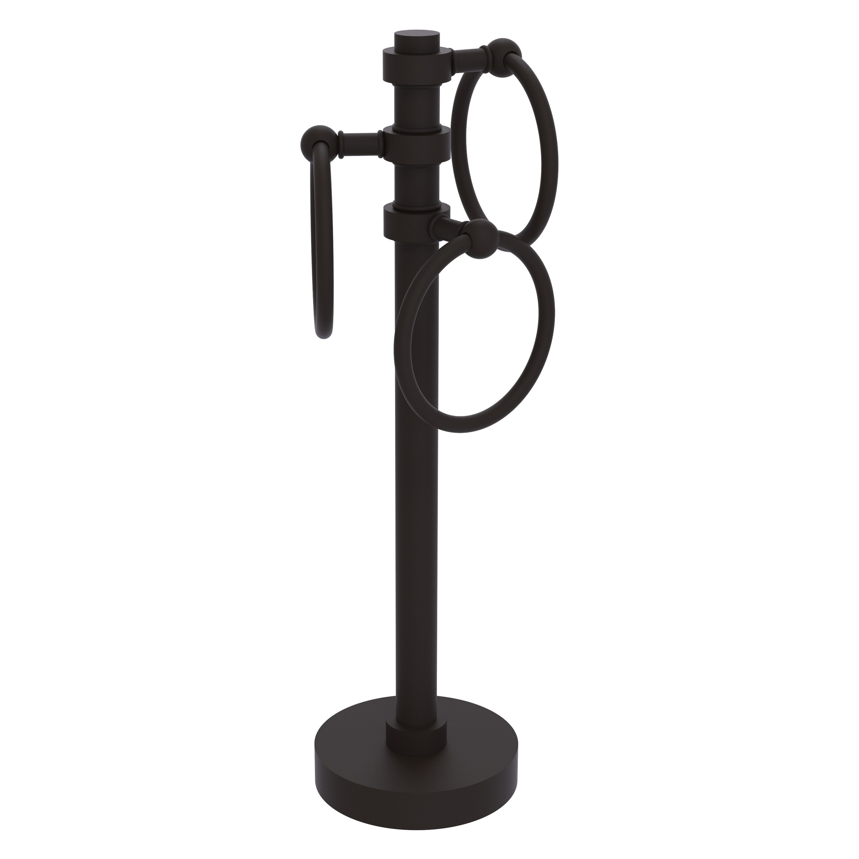 Allied Brass Oil-Rubbed Bronze Freestanding Towel Rack