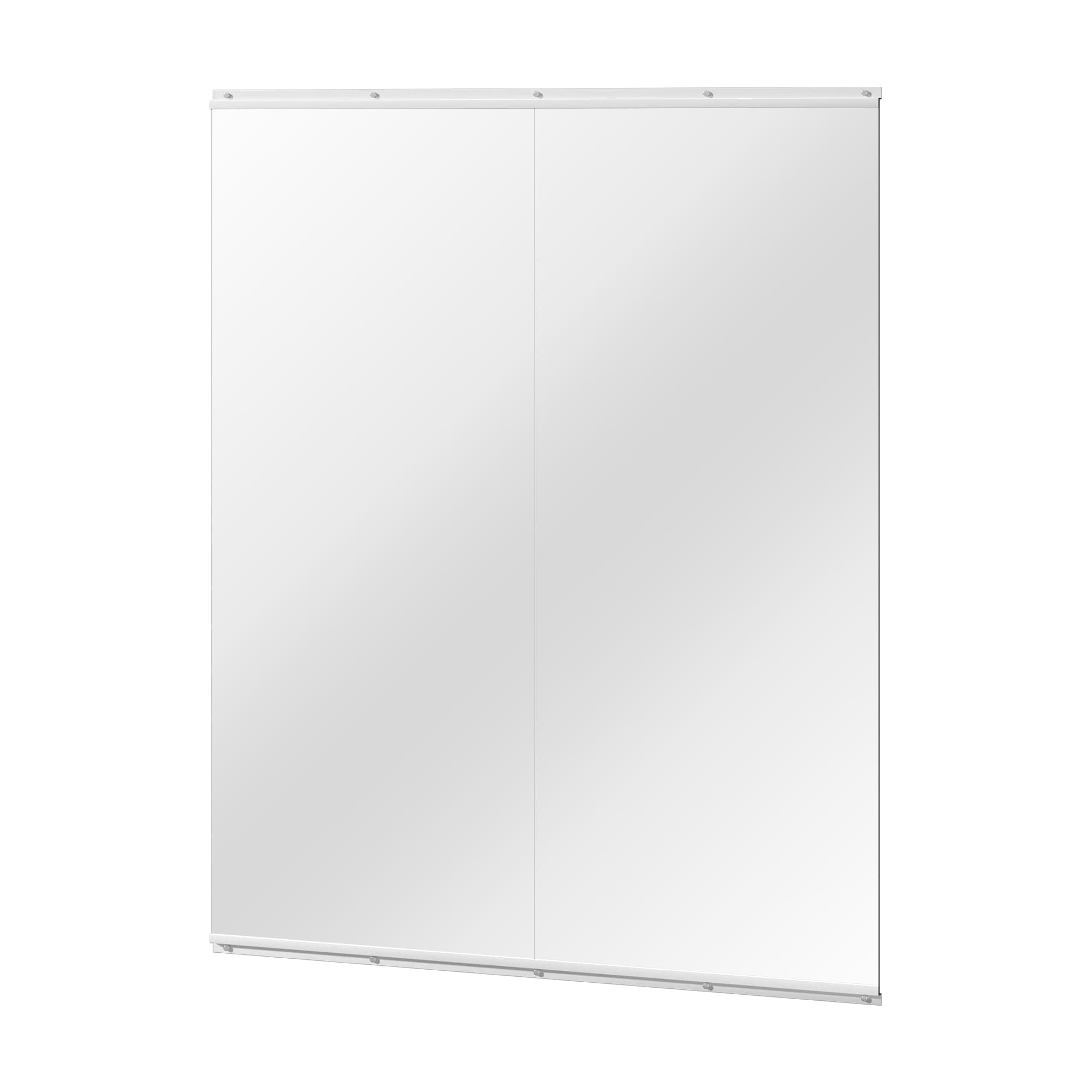 LOVMOR SF-R-GM-26-60-2PC 2PCS Polished 26 in. W x 60 in. Modern Rectangular Tempered Glass Wall Mirror