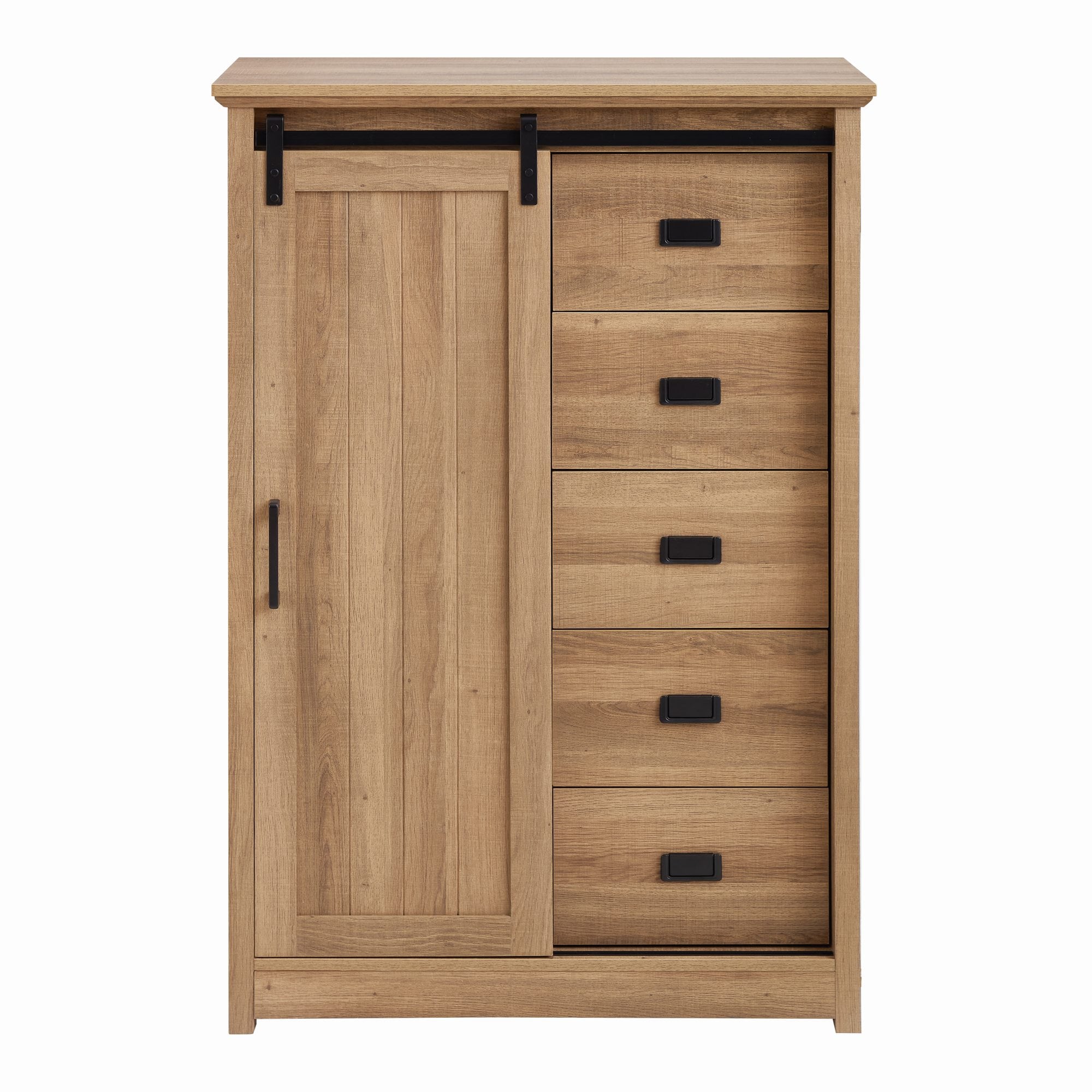Bella Depot BDS-2275P614 Brown 5 -Drawer Standard dresser