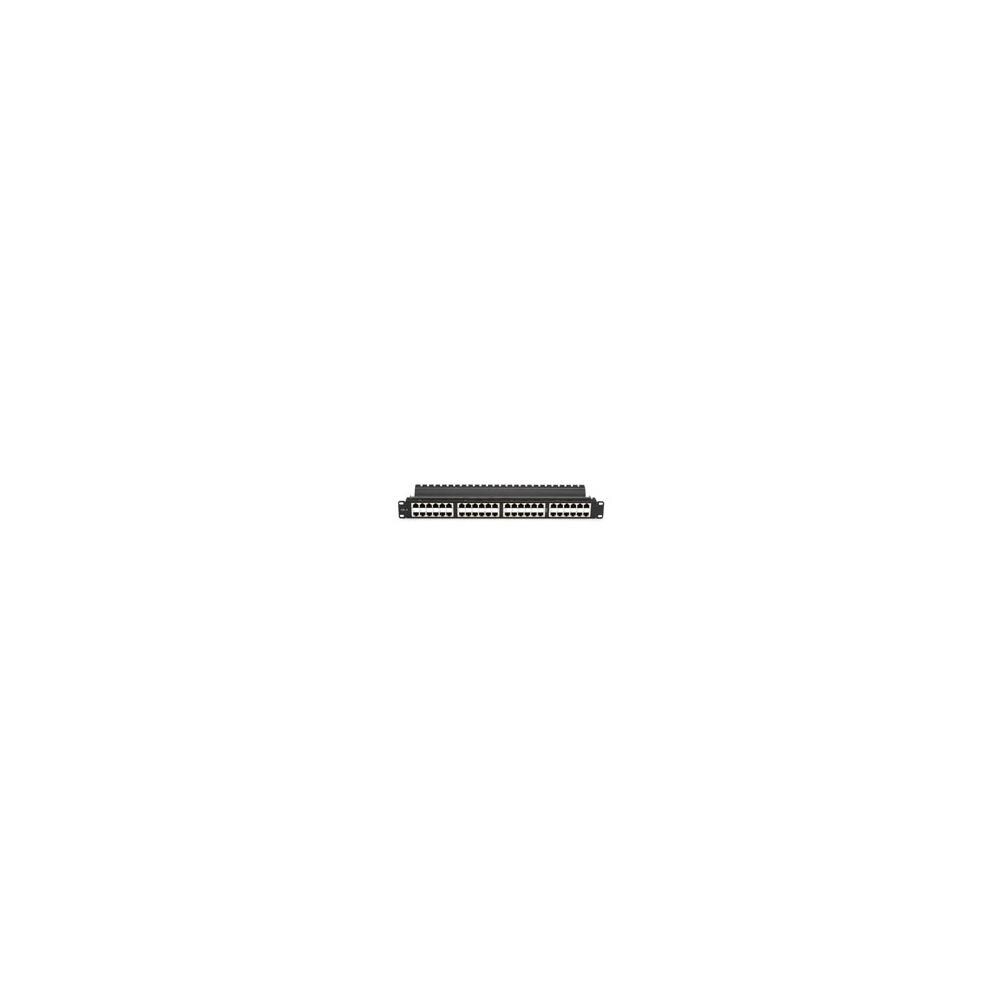  ZX9SY2889956 Spacegain CAT5e High-Density Feed-Through Patch Panel, 48 Port