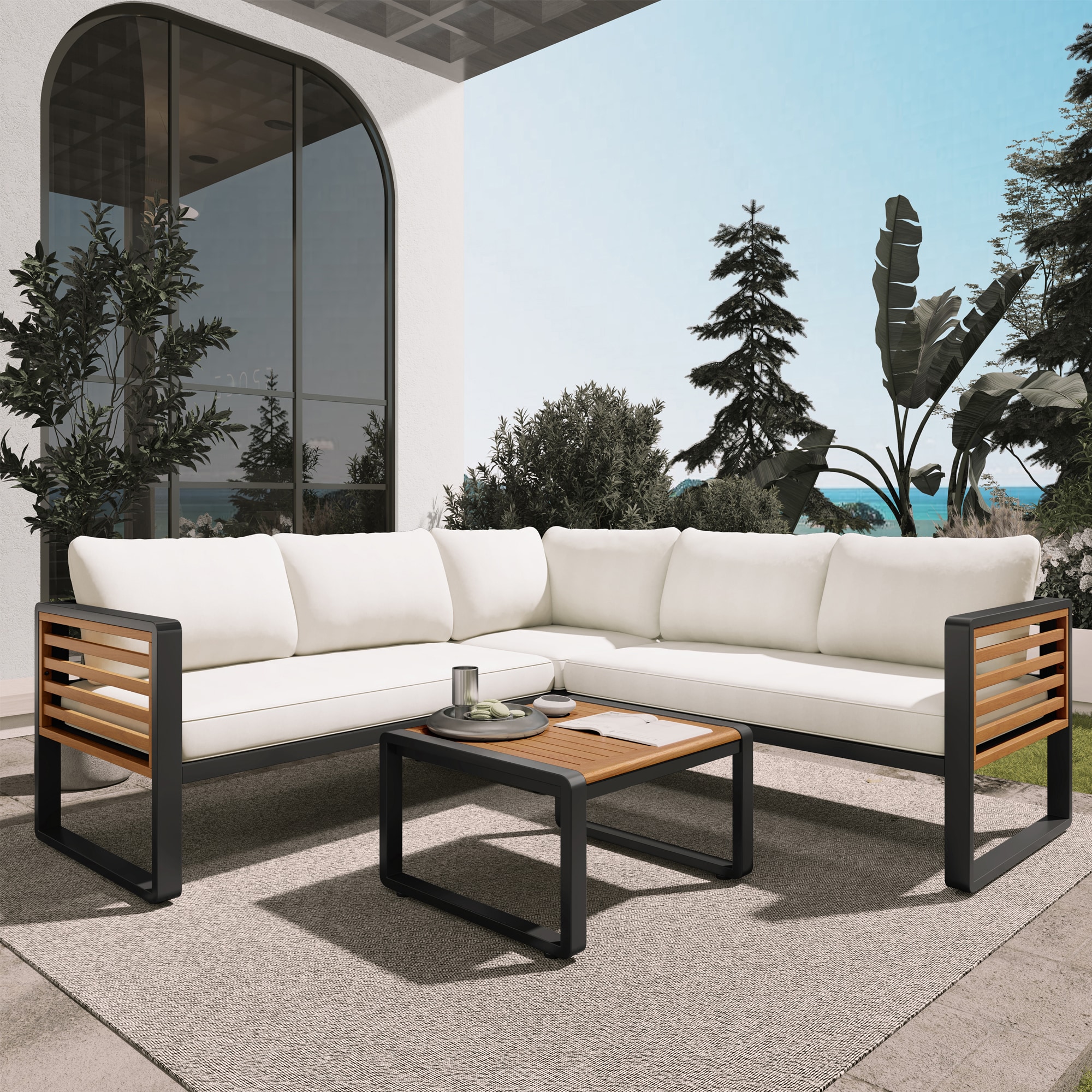 SINOFURN SYA300008BB Patio-Sofas-Daybeds - View #2