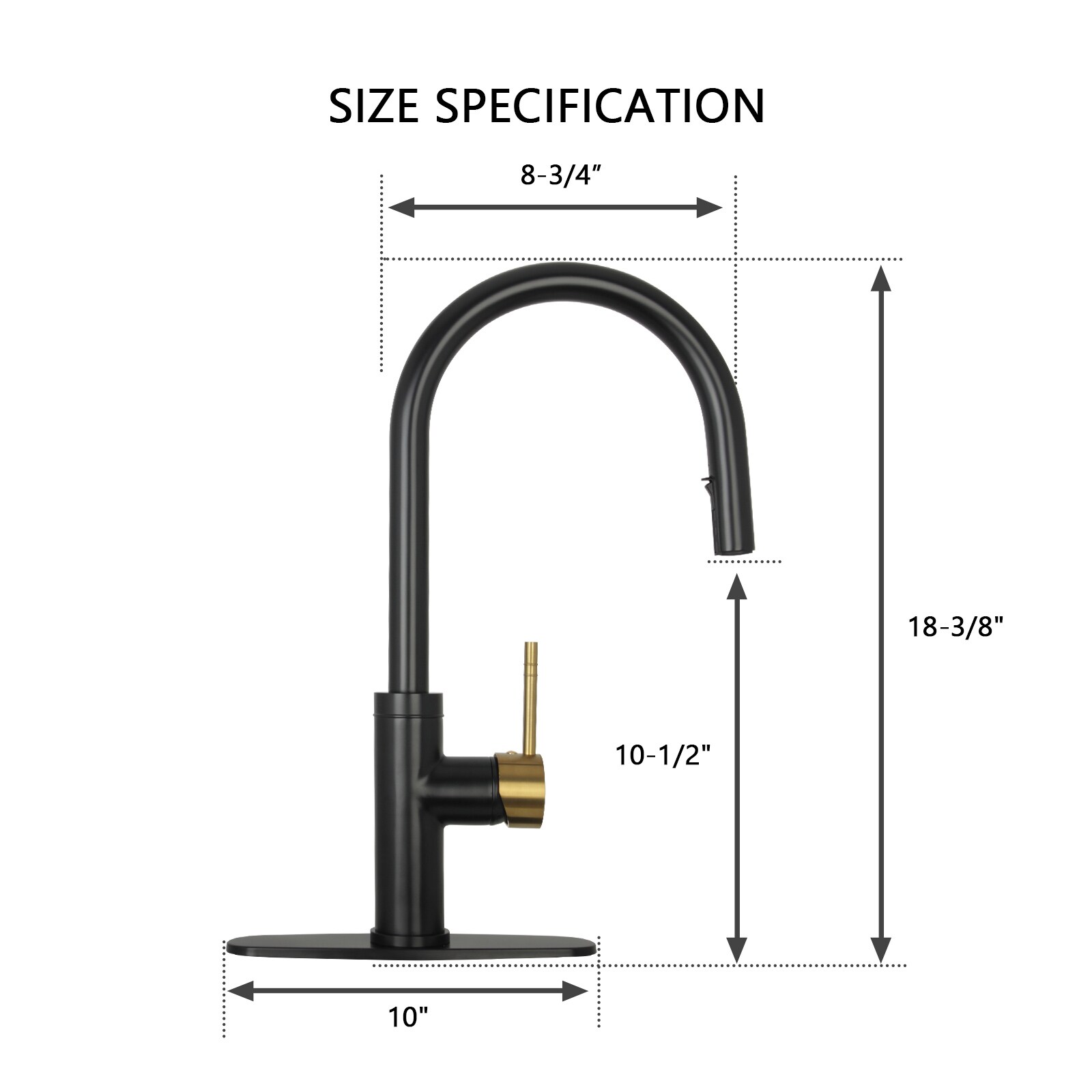 Akicon AK96416-BLBG Kitchen-Faucets - View #7