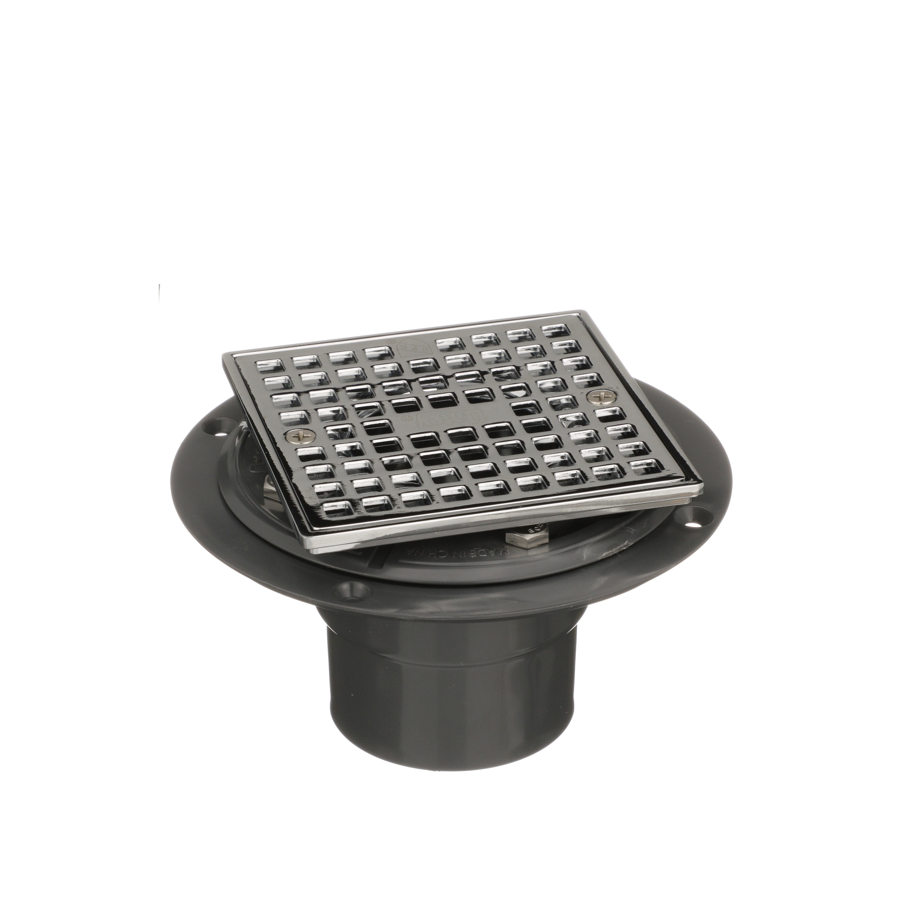Oatey 2-in ABS Shower Drain with Square Stainless Steel Strainer in the  Shower Drains department at