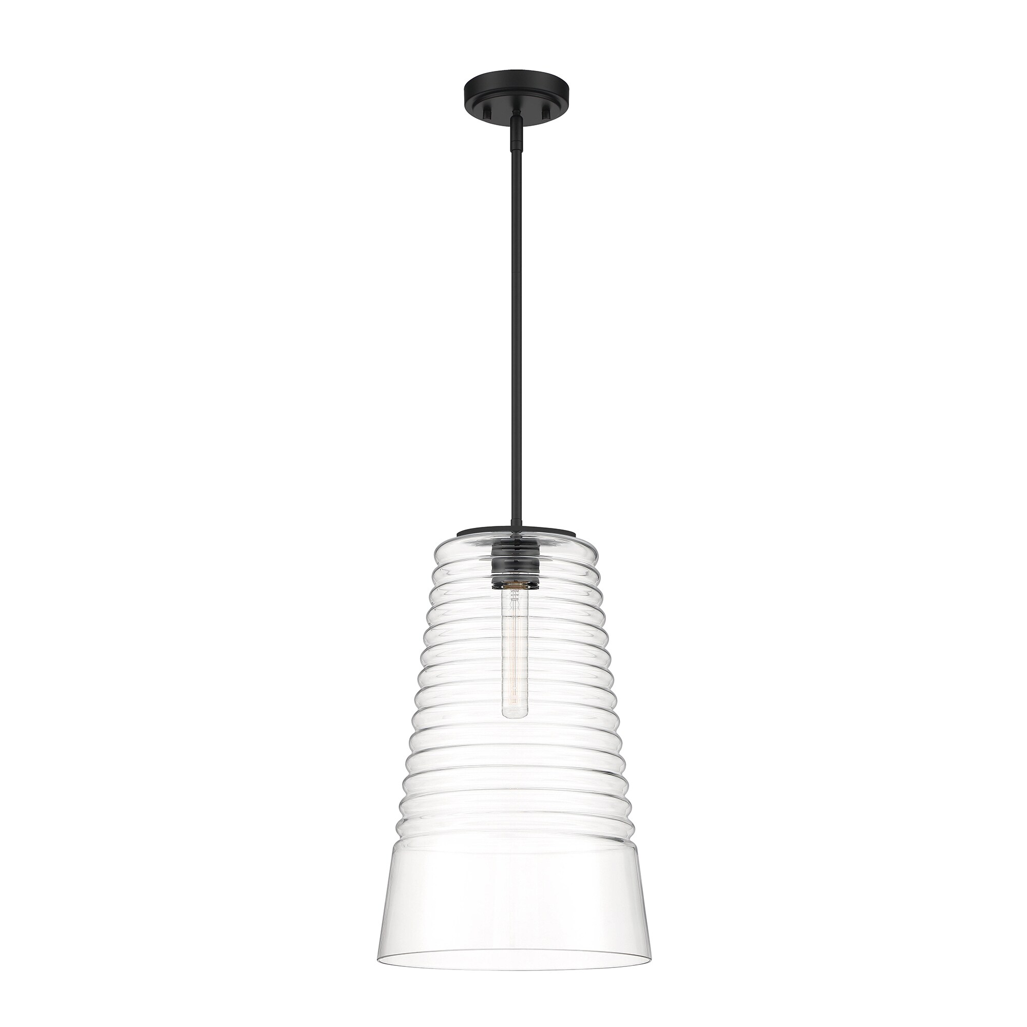 narini colored glass bell pendant lamp