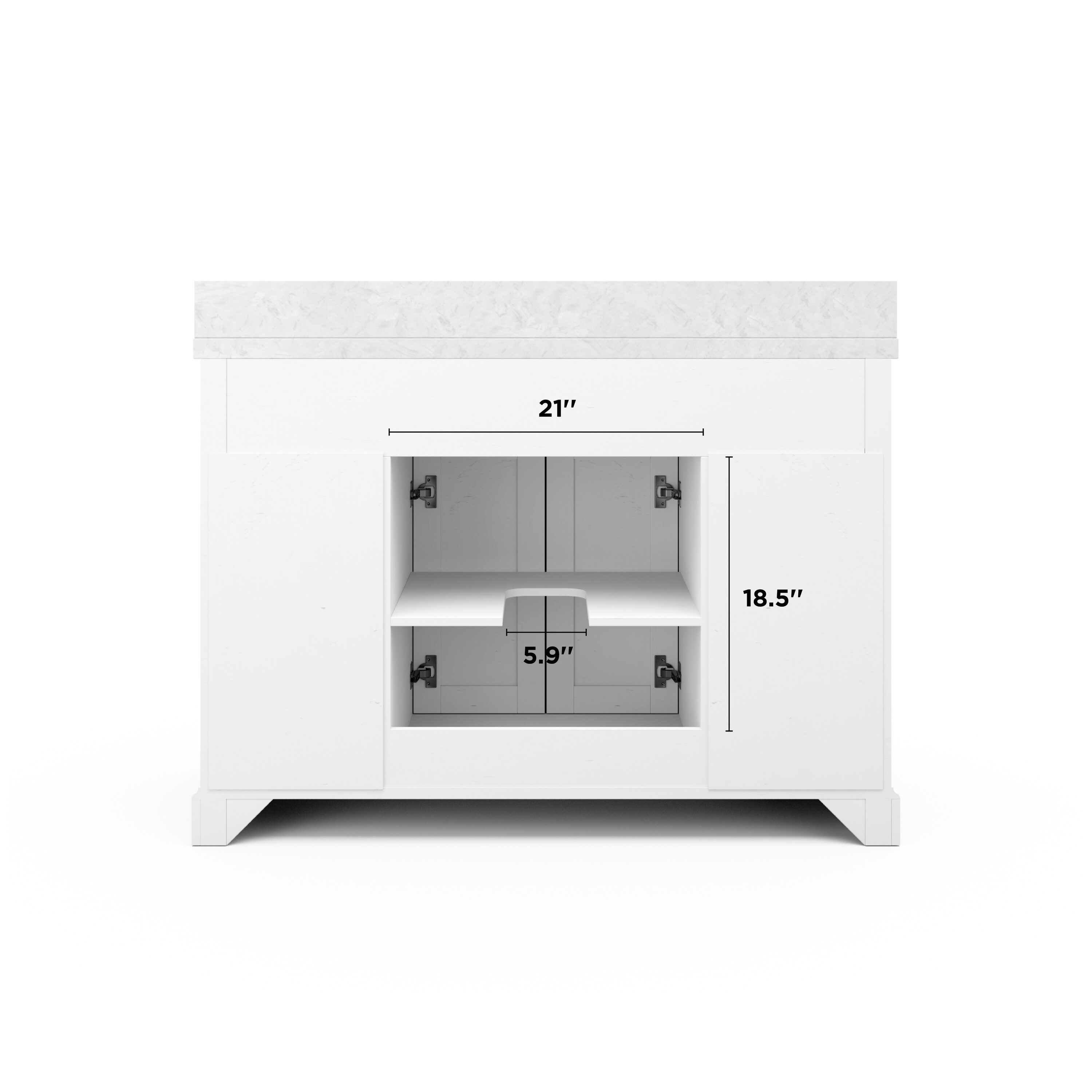 allen + roth LWSB48VW Bath-Vanity-Combo - View #11