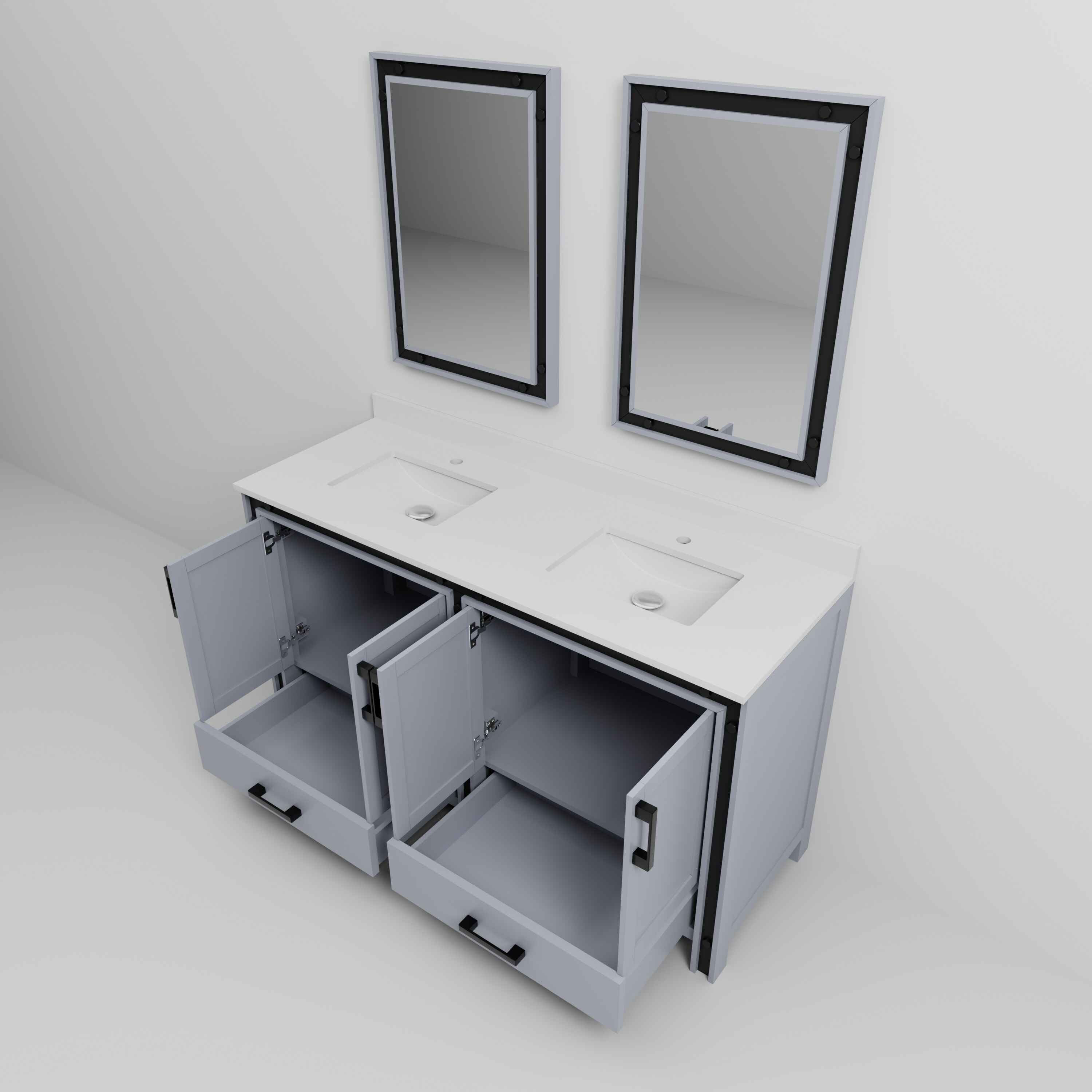 Lexora LVZV60DB210 Bath-Vanity-Combo - View #13