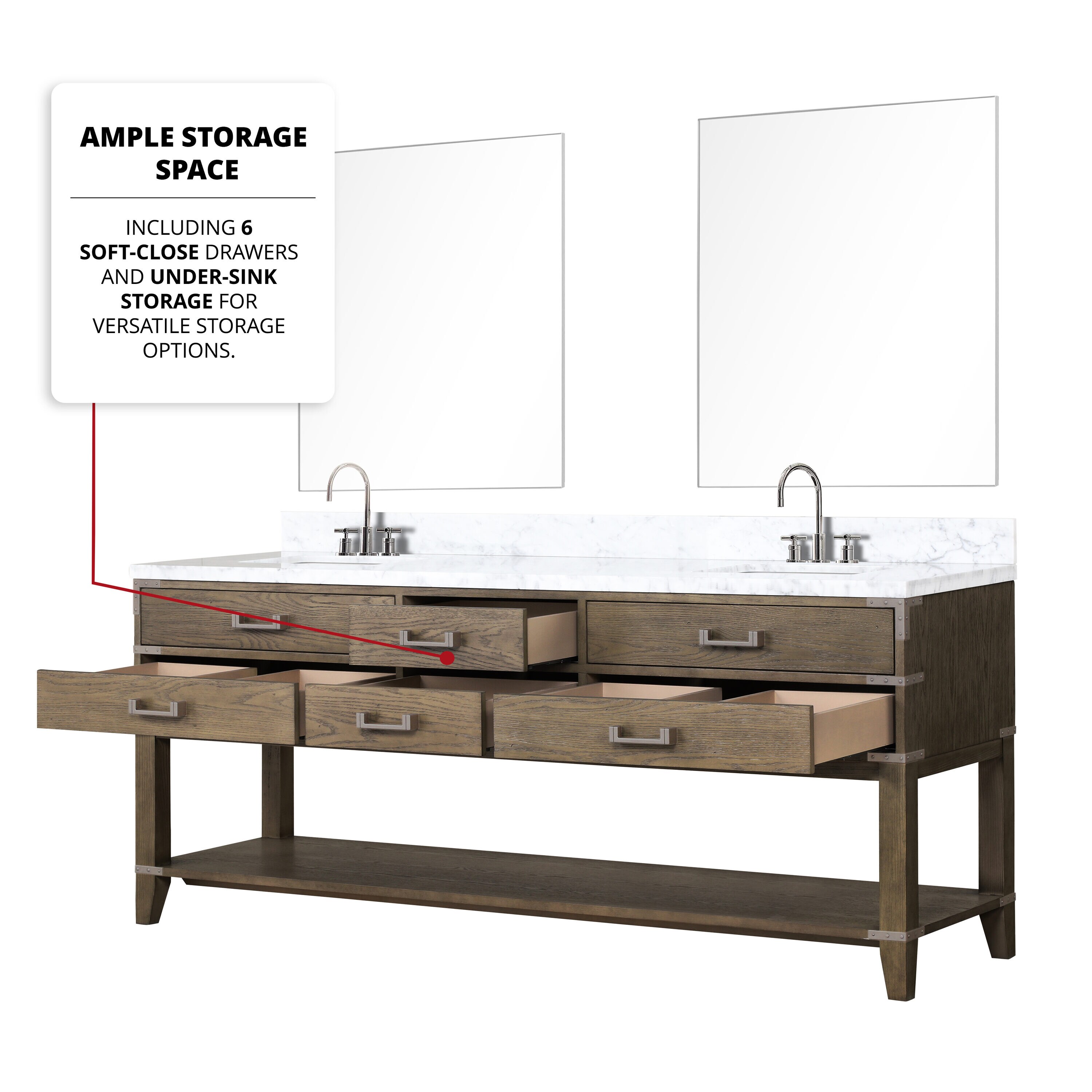 Lexora LVGR80DR111 Bath-Vanity-Combo - View #8