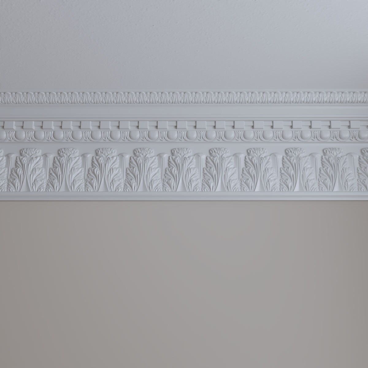 Chesterfield Dentil & Egg White Polyurethane Crown Moulding