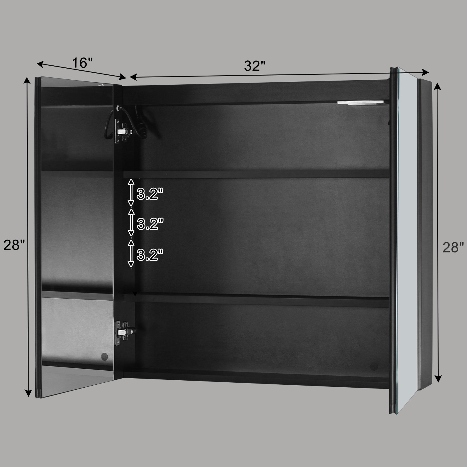 Winado LO1G52001659 Bathroom-Medicine-Cabinets - View #7