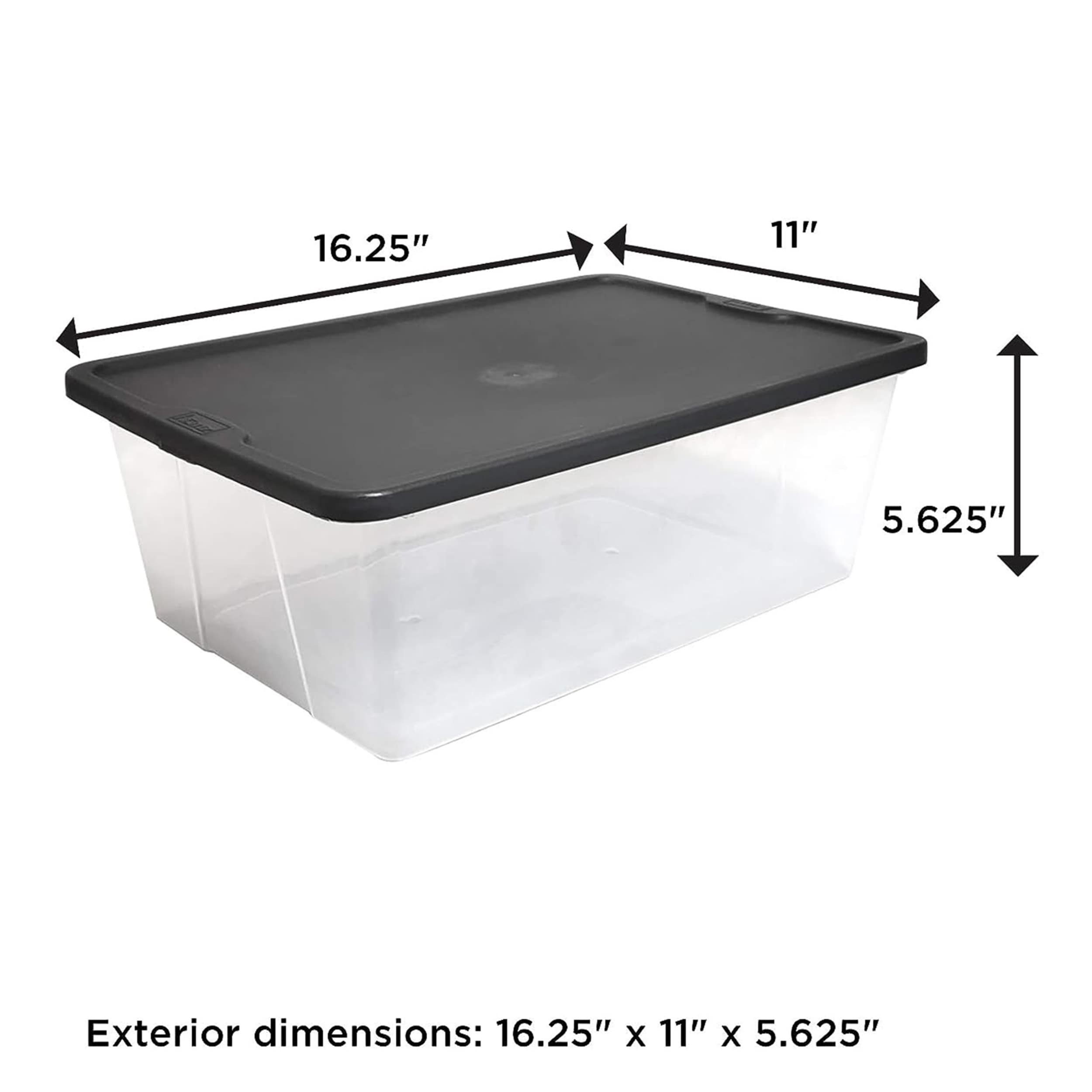 Homz Products 323724 Plastic-Storage-Totes - View #5