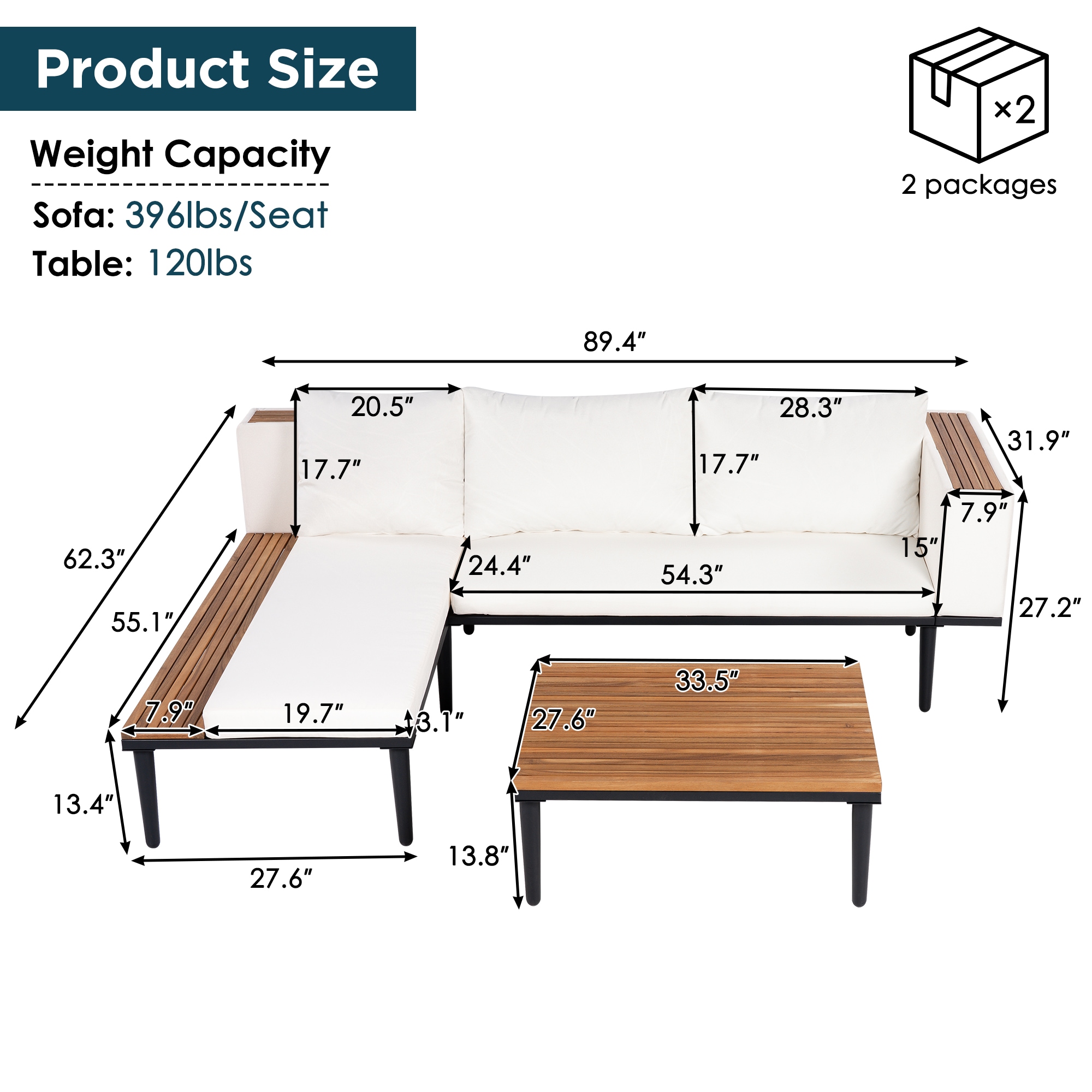 SINOFURN SYA990005BG Patio-Sofas-Daybeds - View #4