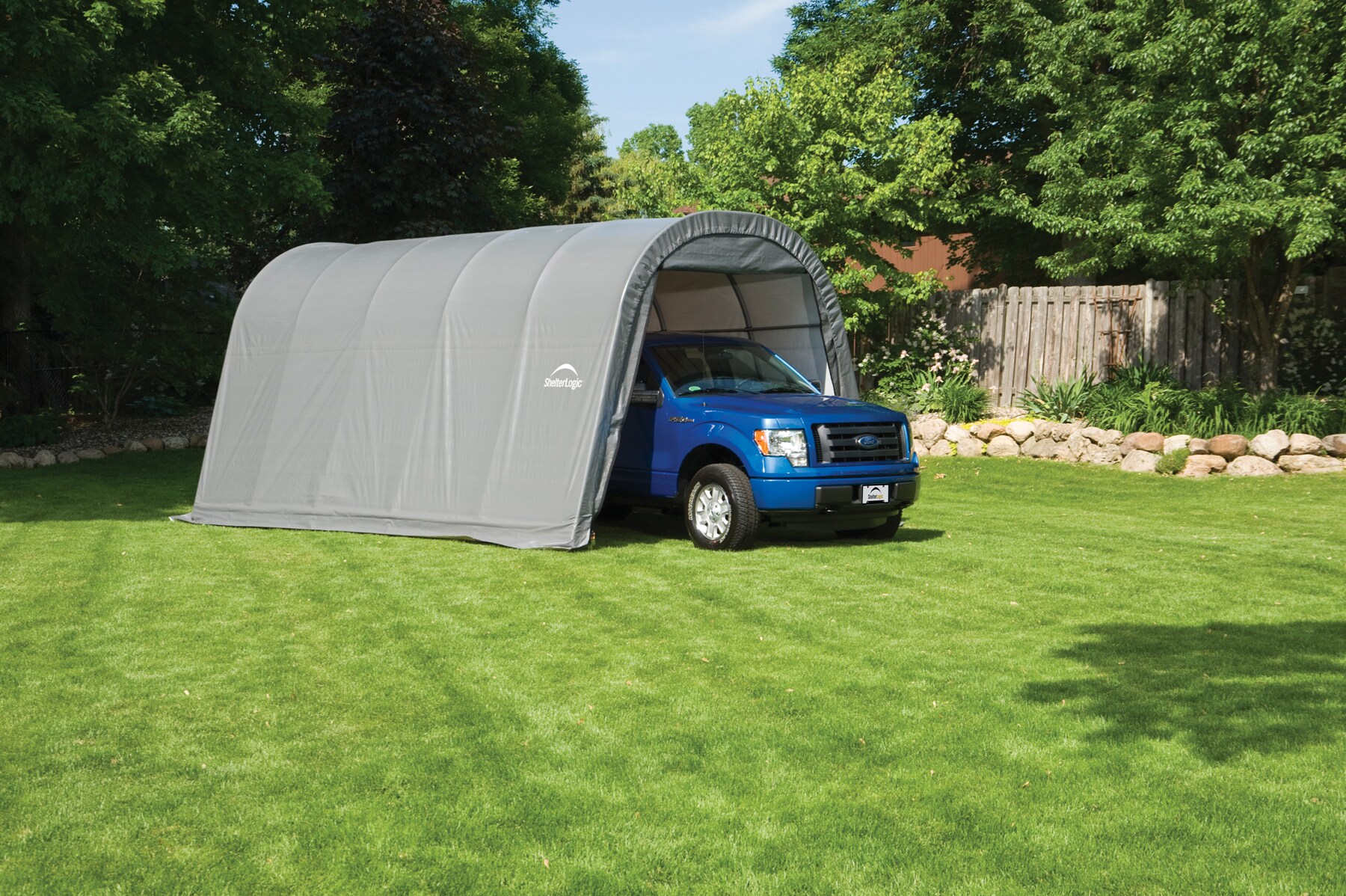 ShelterLogic 12-ft X 20-ft Canopy Storage Shelter In The Canopy Storage ...