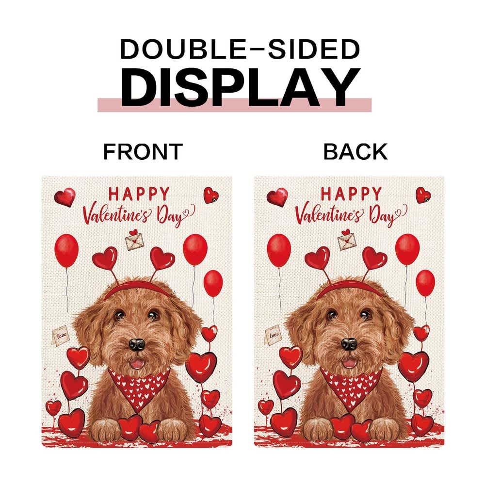 Aoibox 12 Piece 12x18 Inch Golden Doodle Double Sided Garden Flags Set ...