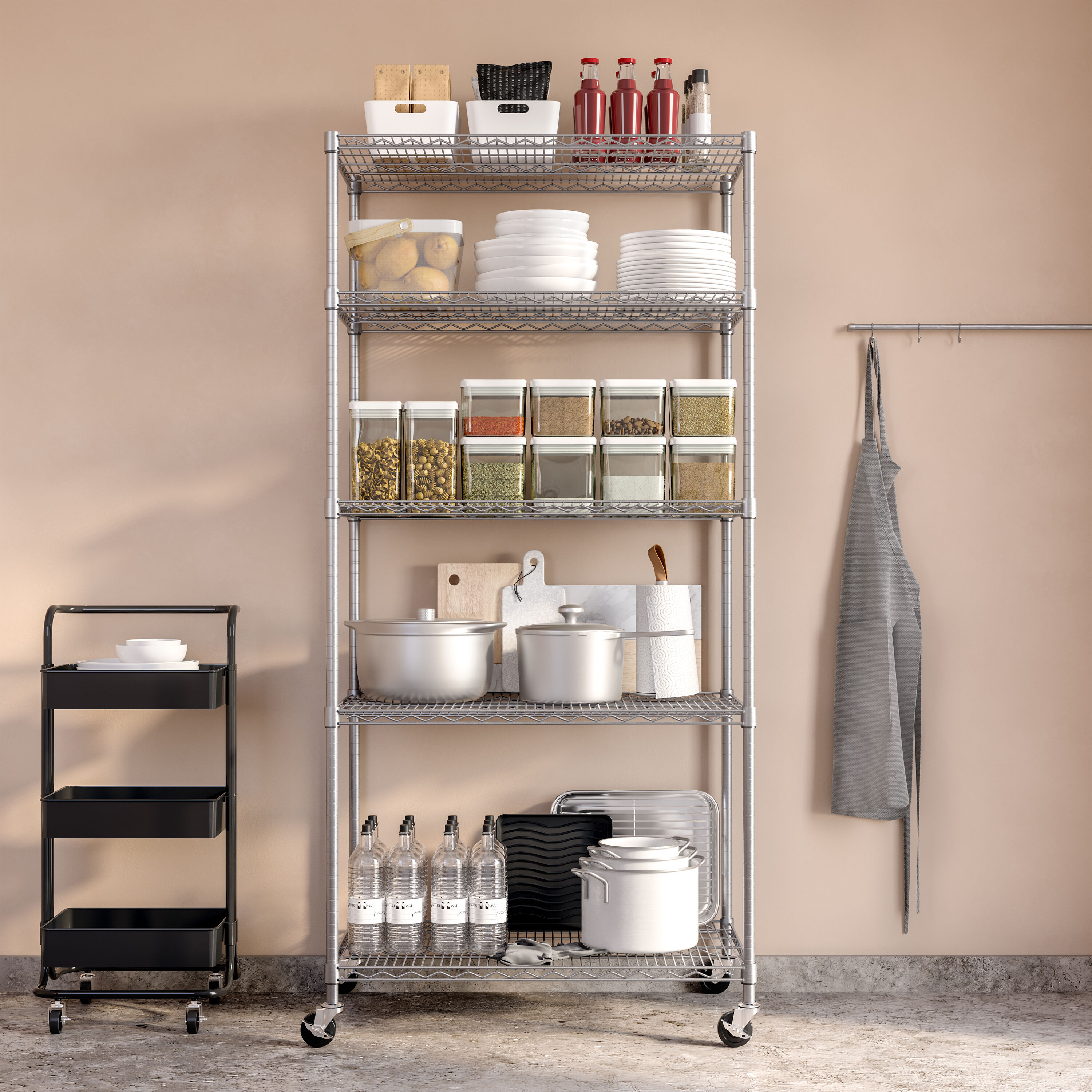 Seville Classics SHE24365B Free-Standing-Shelving - View #3