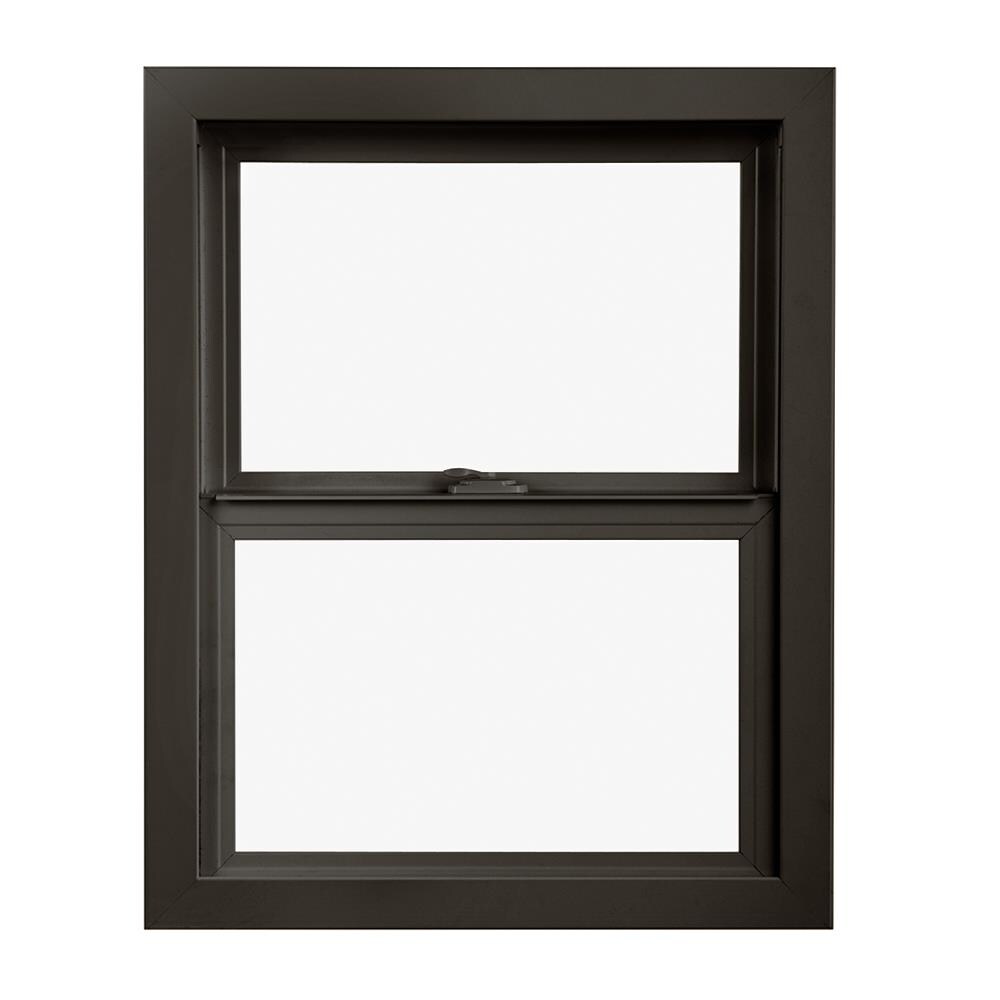 Pella Impervia Replacement Brown Fiberglass Double-strength Single Hung ...