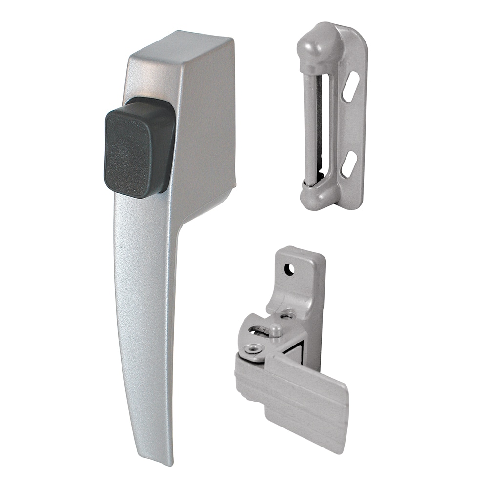 Prime-Line K 5006 Outside handle, inside handle, strike and fasteners Silver Screen door Replacement Handleset