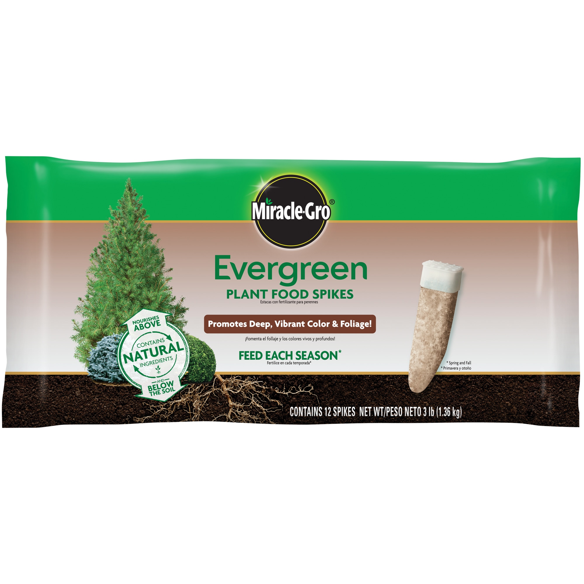 Jobe's Slow Release Evergreen Fertilizer Spikes, Easy Plant Care for  Cypress, Arborvitae, Pine, Cedar, and Many More Acid Loving Trees, 9 Count