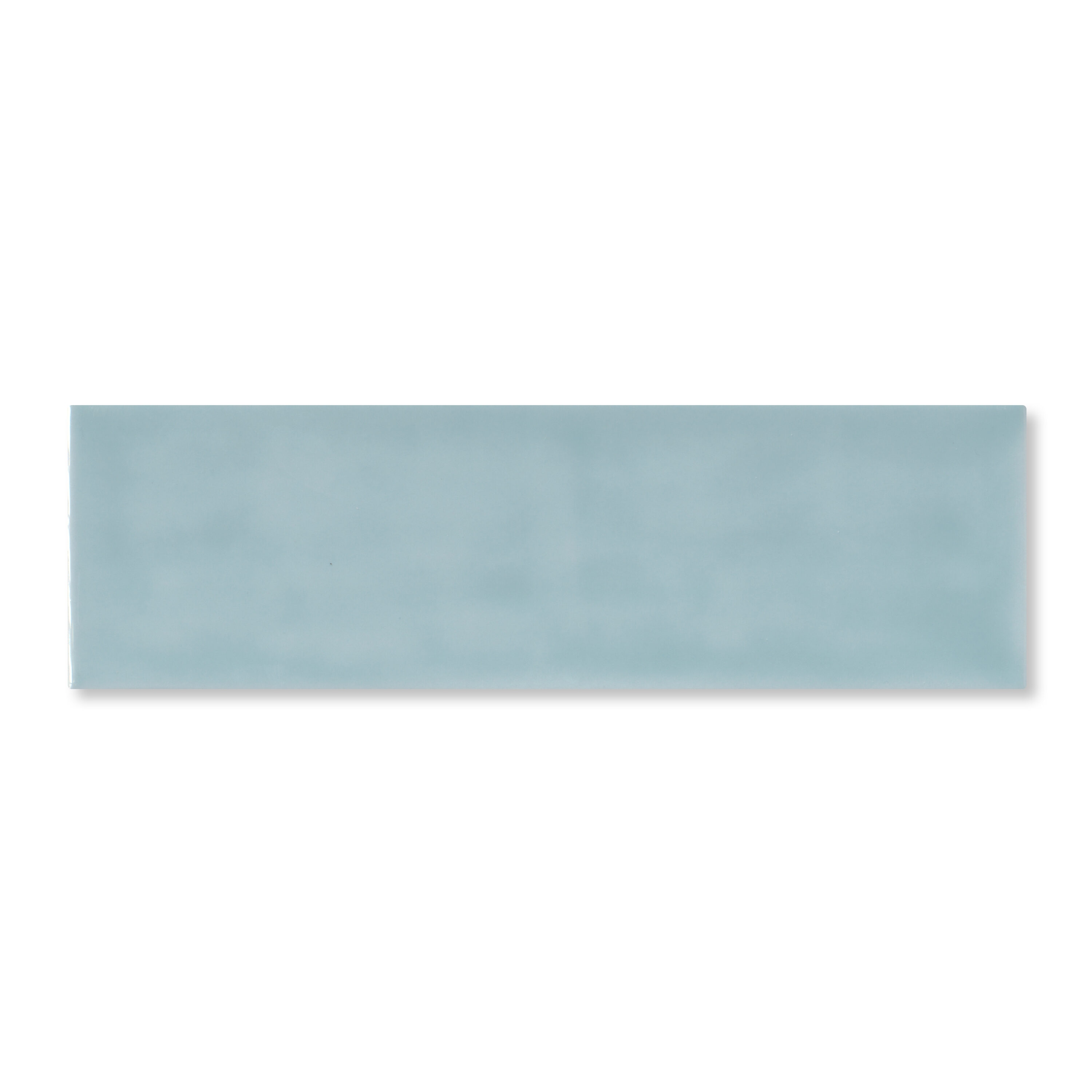 CRUZ BAY STUDIO ULSC5X7BE3GREEG Sample- Bedouin 3 5/8 in. x 11 3/4 in. Ceramic Tile Green/Gloss 4-in x 6-in Glossy Ceramic Subway Floor and Wall Tile