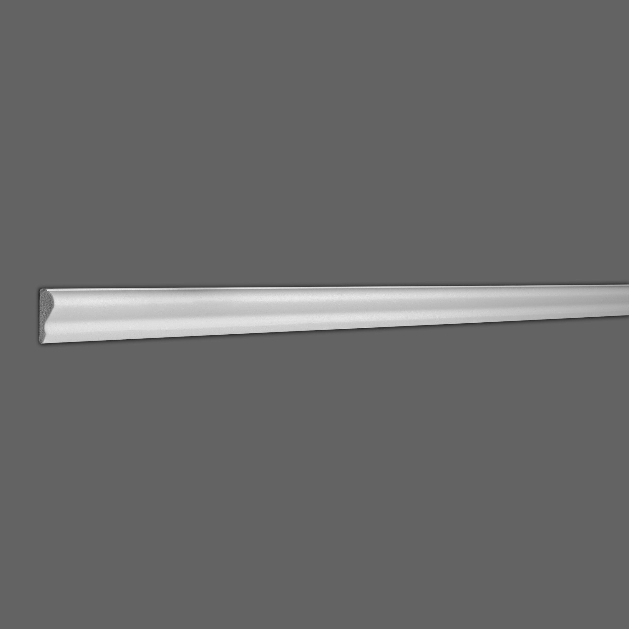 Architectural Products by Outwater 3P5.37.01008 1.375-in x 8-ft White Unfinished Polystyrene Wall Panel Moulding