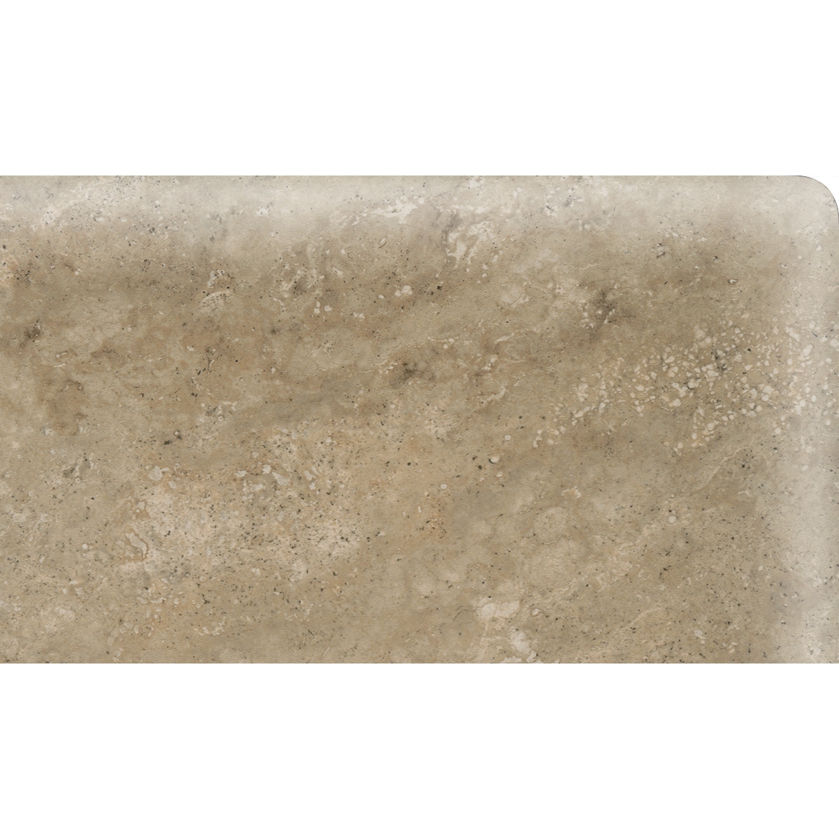 American Olean EL92SCL4369M1P2 Stone Claire Russet Ceramic Bullnose Corner Tile (Common: 3-in x 6-in; Actual: 3-in x 6-in)