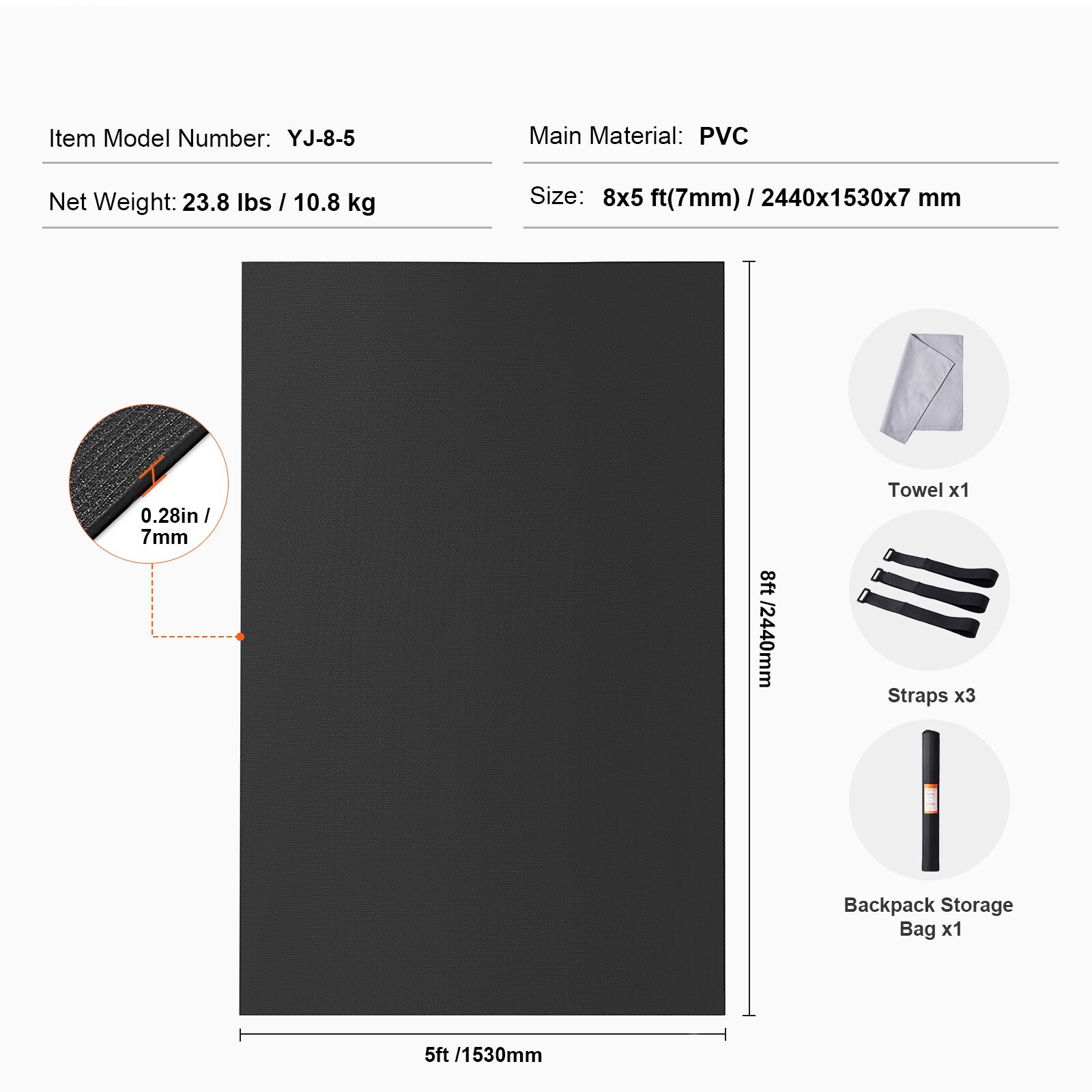 VEVOR SCDXYJD5YC8Y05210V0 Sports-Equipment - View #7