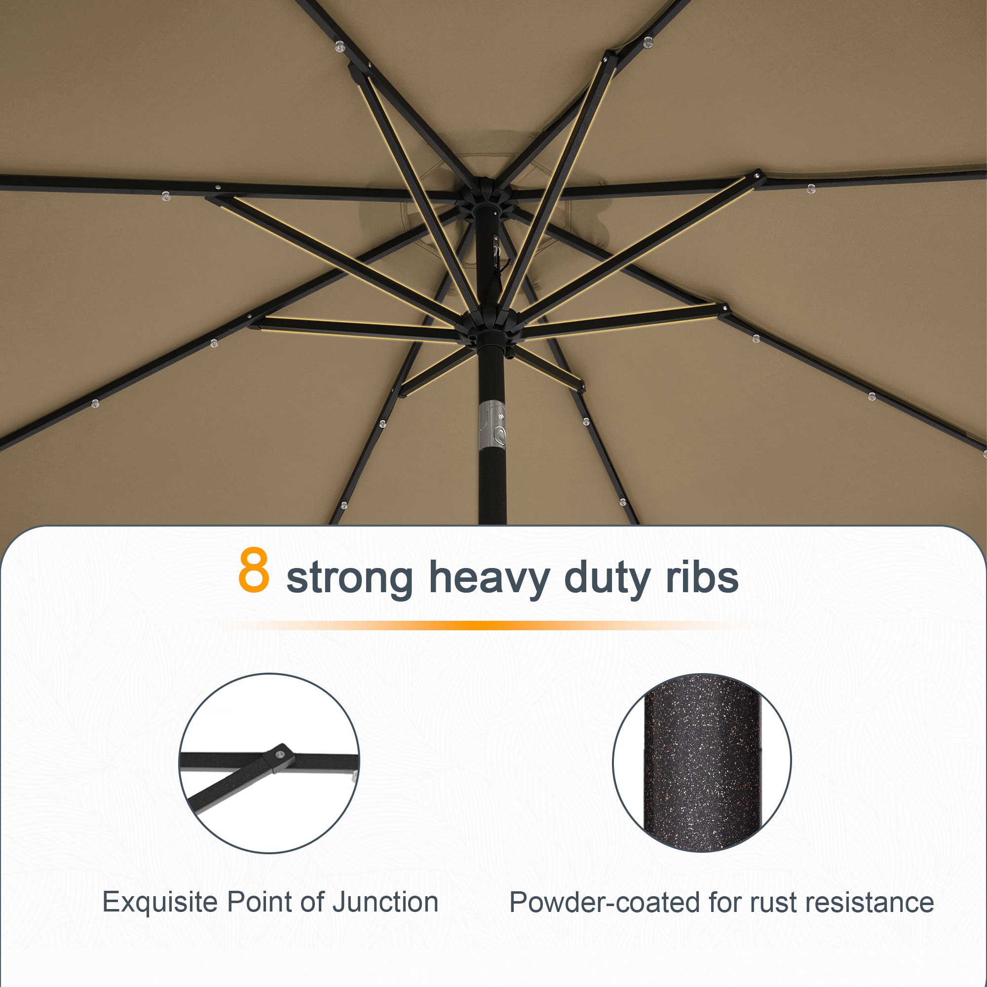 Sonkuki SD-027K-LED Umbrellas-2 - View #3