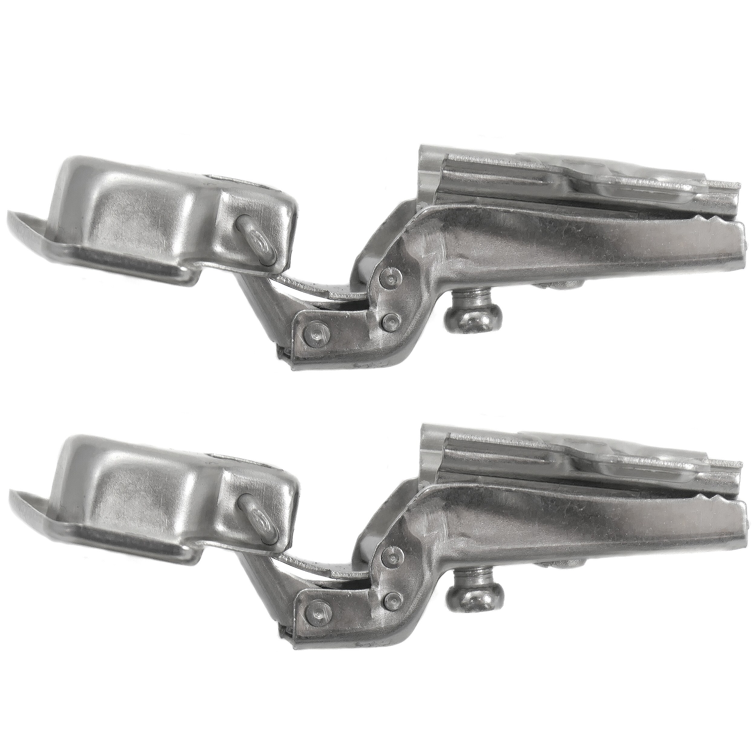 Laurey 10200-100 110-Degree 1/2-in Overlay Concealed Concealed Chrome Cabinet Hinge , 100 -Pieces)