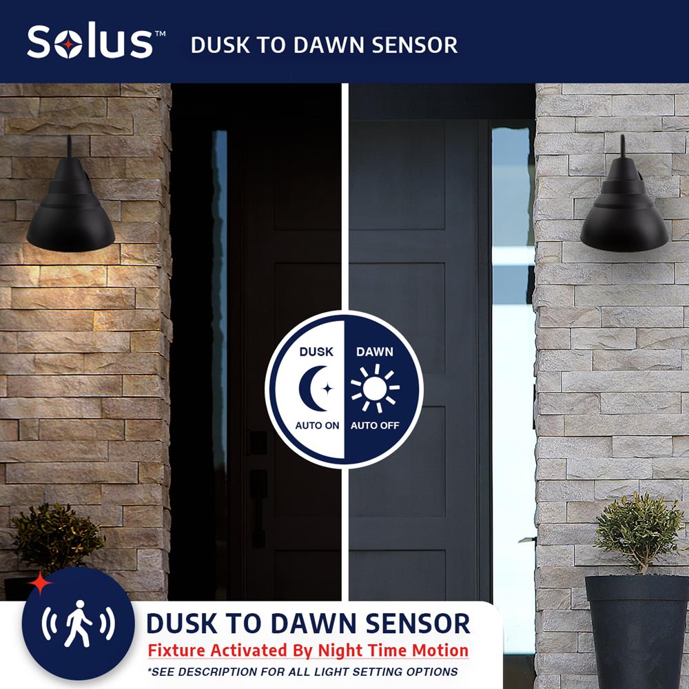 Solus WM-S82V-BK-S Outdoor-Wall-Lighting - View #2