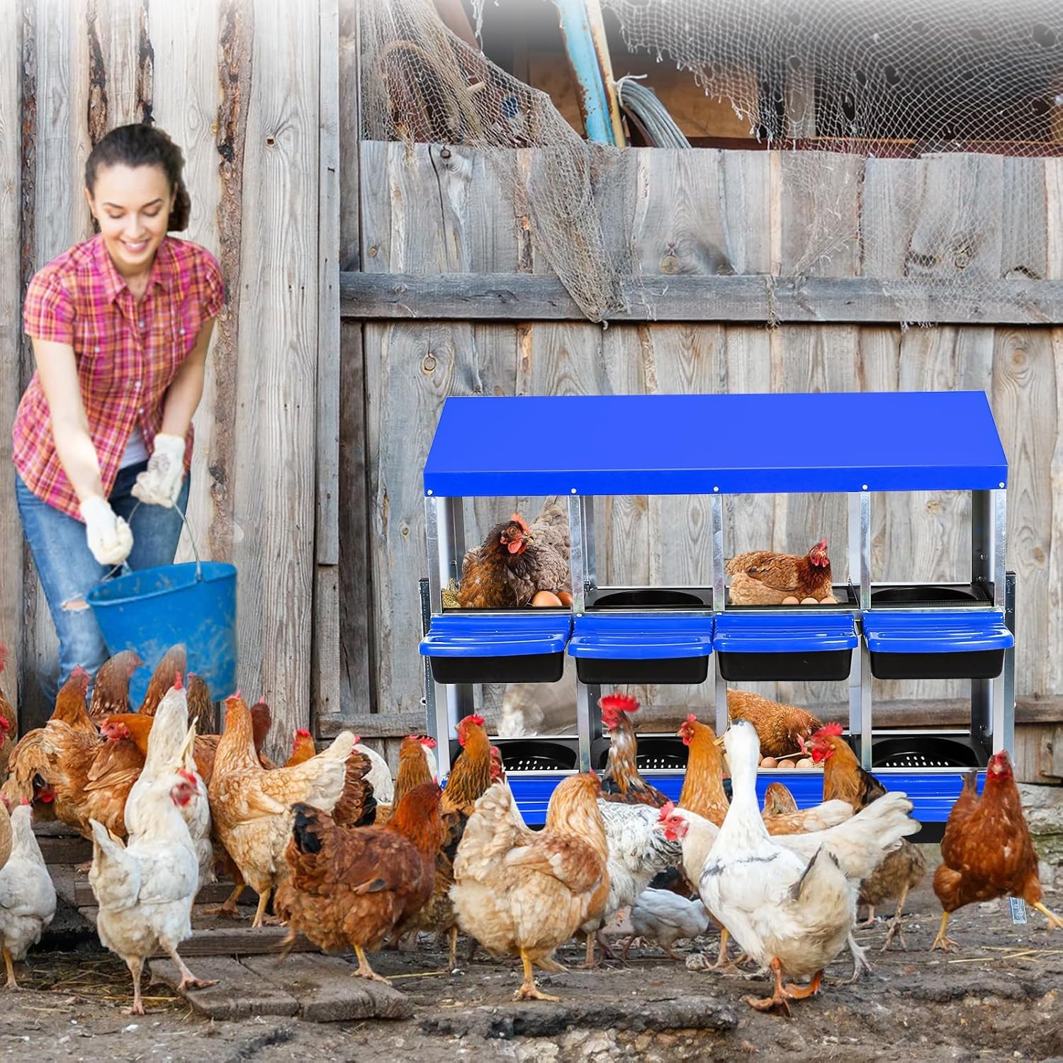 Qeetex GGL-PPG-33CX8SXP Chicken-Coops-Rabbit-Hutches - View #3