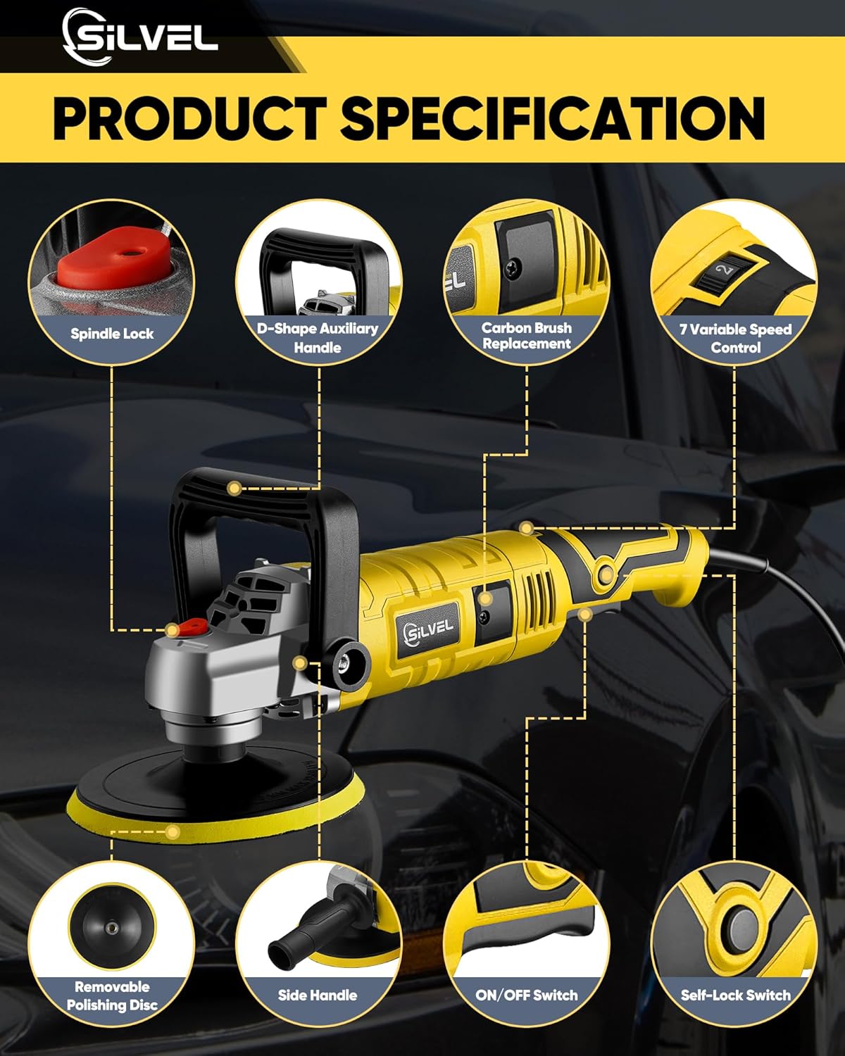 Silvel KF100219-04A Corded-Polishers - View #2