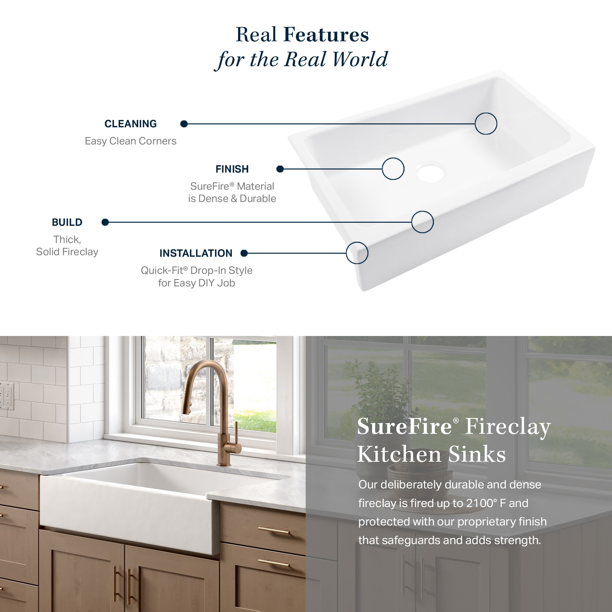 SINKOLOGY SK456-34FC Kitchen-Sinks - View #6