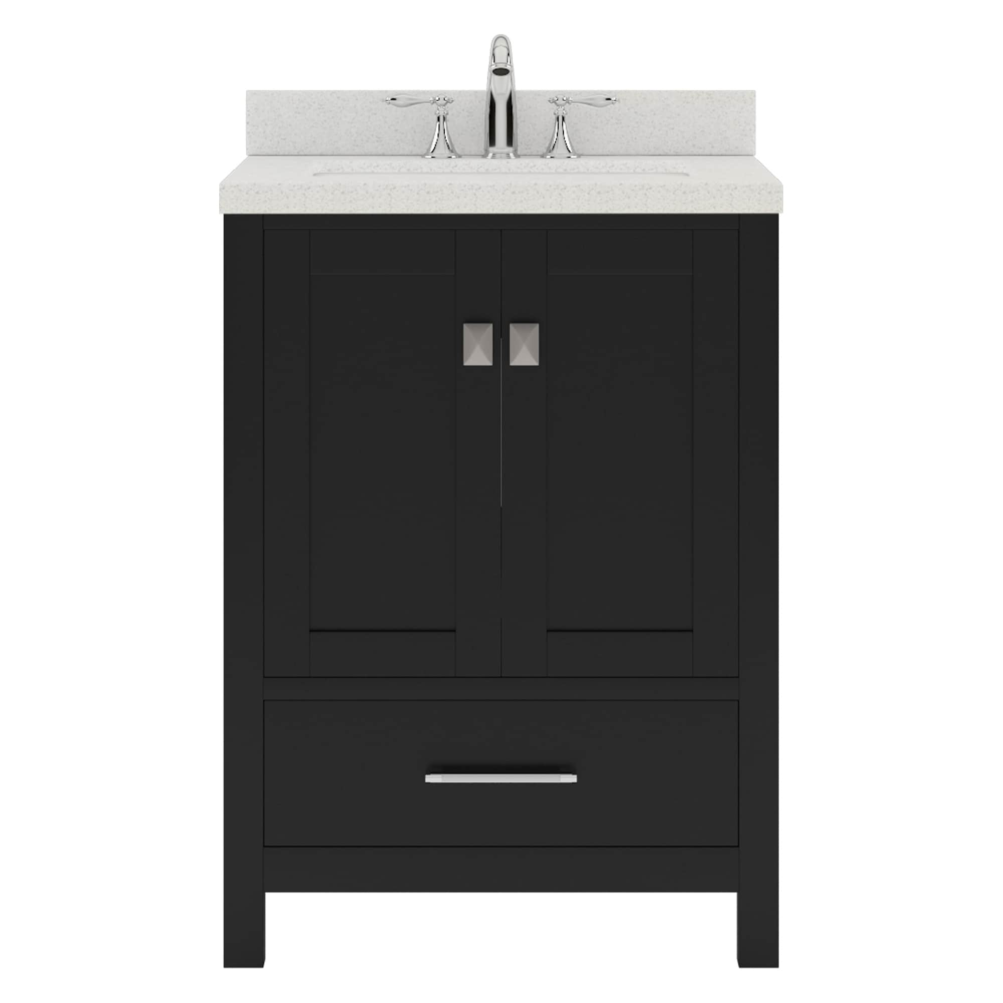 Virtu USA Caroline Avenue 24-in Espresso Undermount Single Sink ...