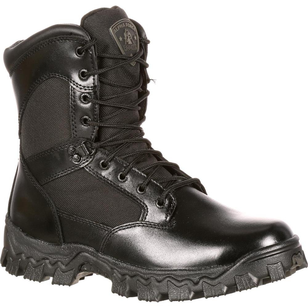 Rocky FQ0004165WI 075 Women's BLACK Waterproof Boots Size: 7.5 Wide