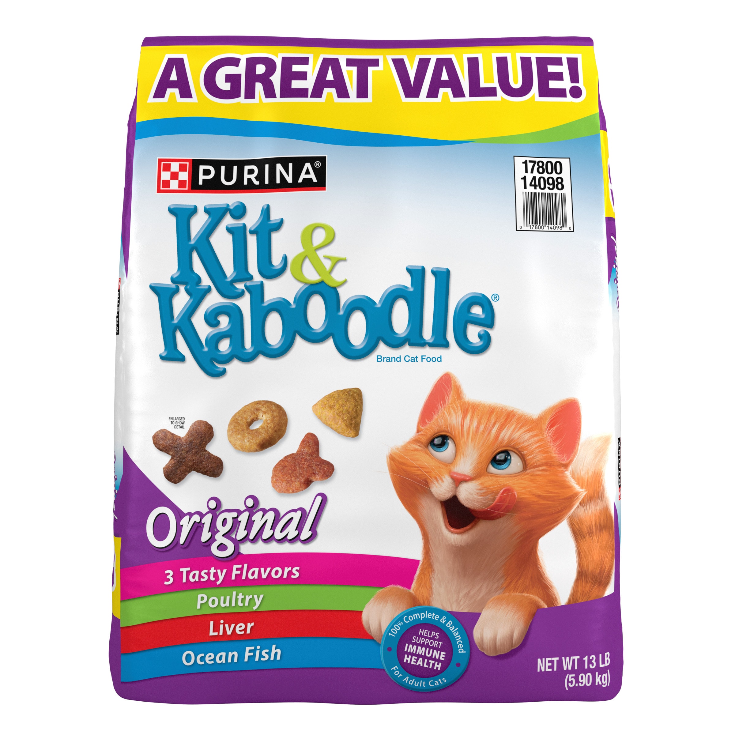 Nestle 001780014098 Adult chicken Cat Food 13-lb