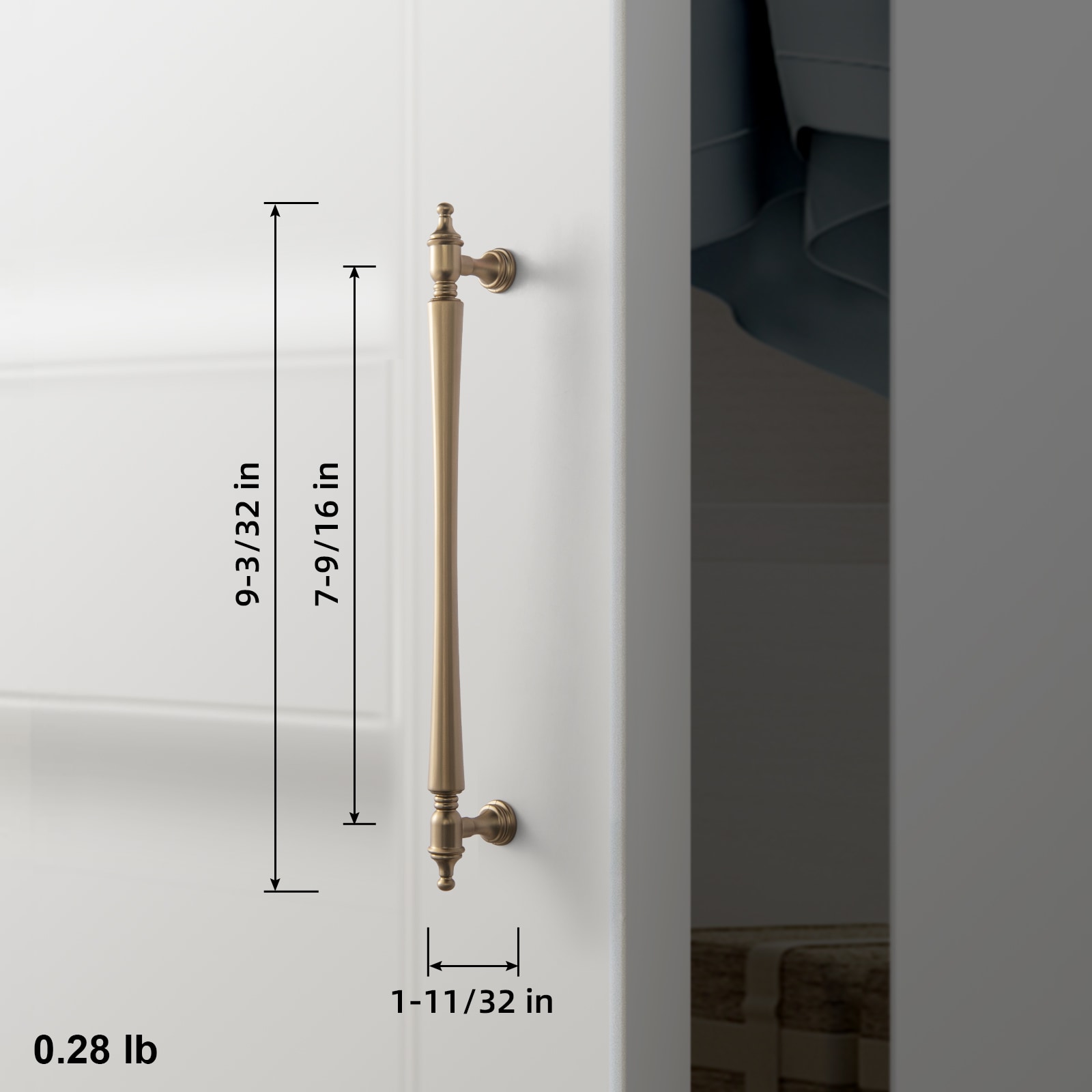 Miaokesen 9619UBR-192 Cabinet-Pulls - View #2