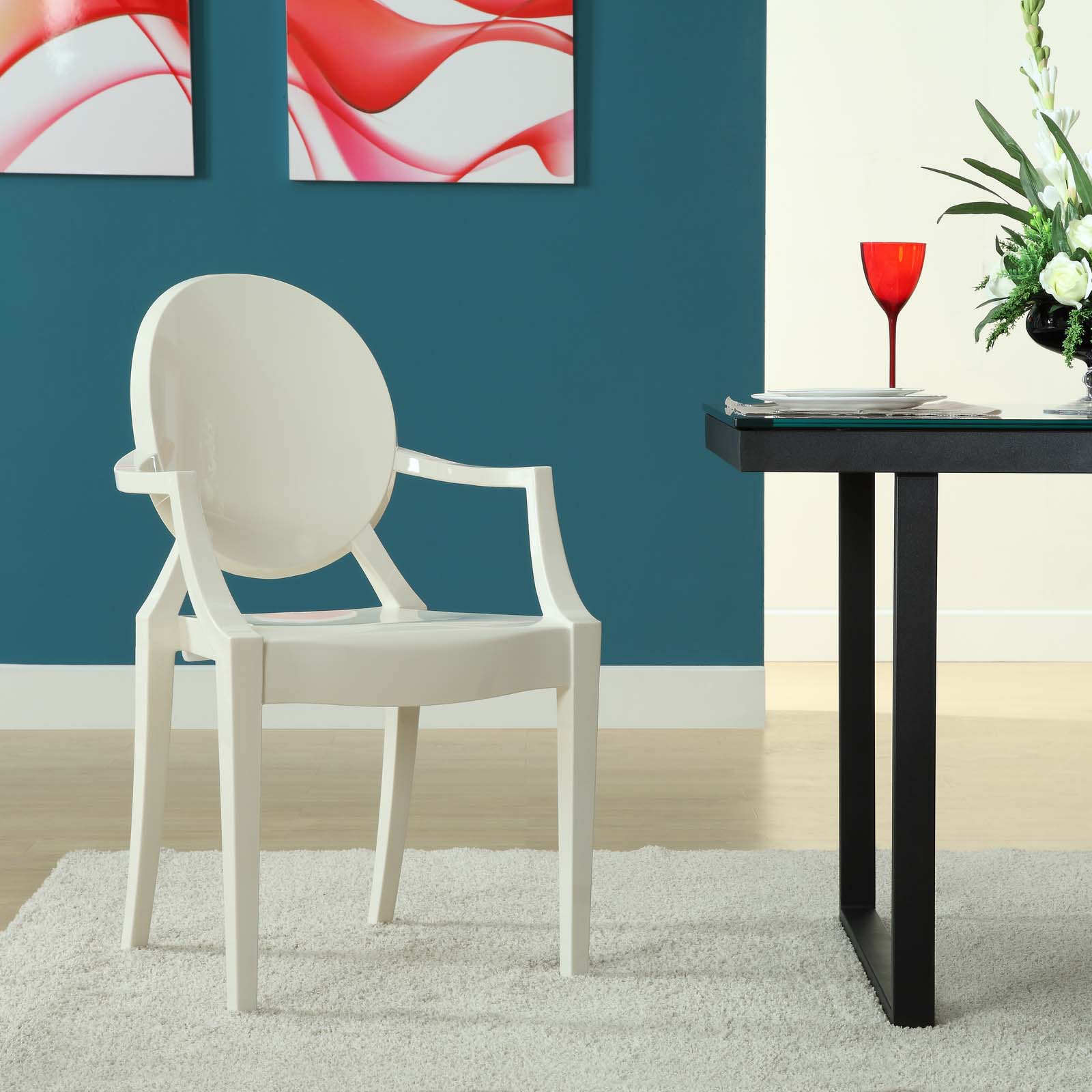 Modway EEI-121-WHI Dining-Chairs - View #7