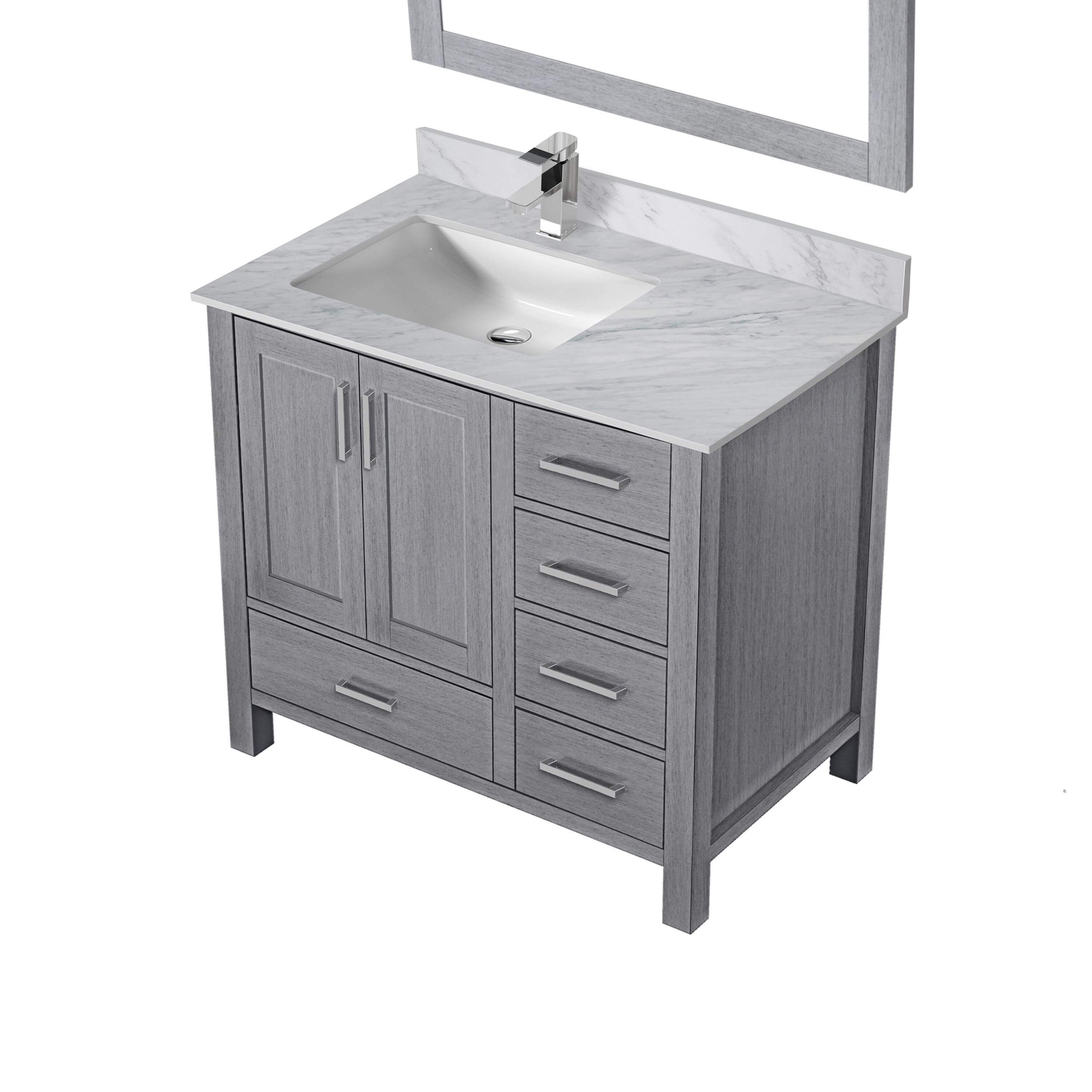 Lexora LJ342236SDDSM34FL Bath-Vanity-Combo - View #4