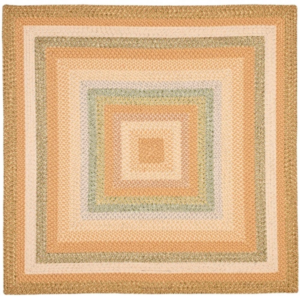Safavieh Braided Collection BRD314A Hand Woven Tan and Multi Runner, 2 feet  3 inches by 12 feet (2'3 x 12') : : Home