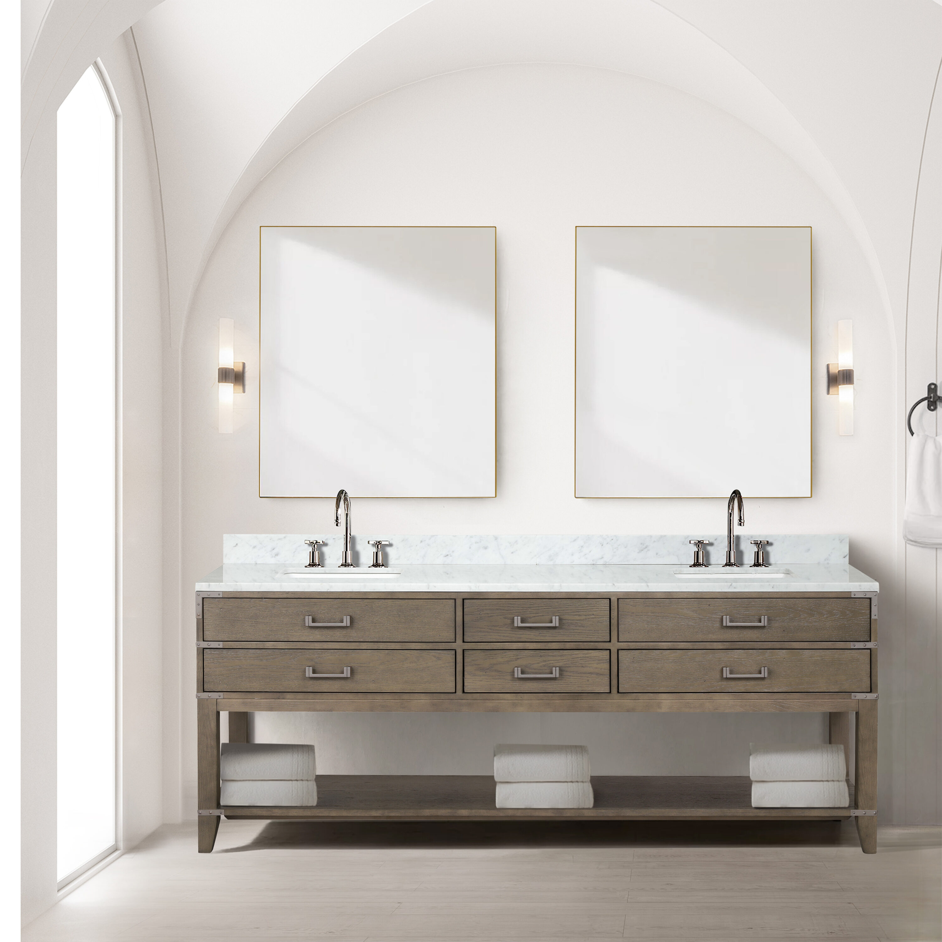 Lexora LVGR84DR100 Bath-Vanity-Combo - View #3