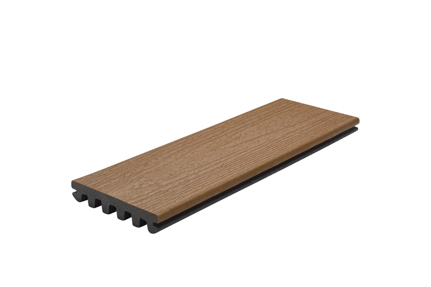 Enhance Basics 1-in x 6-in x 16-ft Beach Dune Grooved Composite Deck Board in Brown | - Trex BD010616E2G01