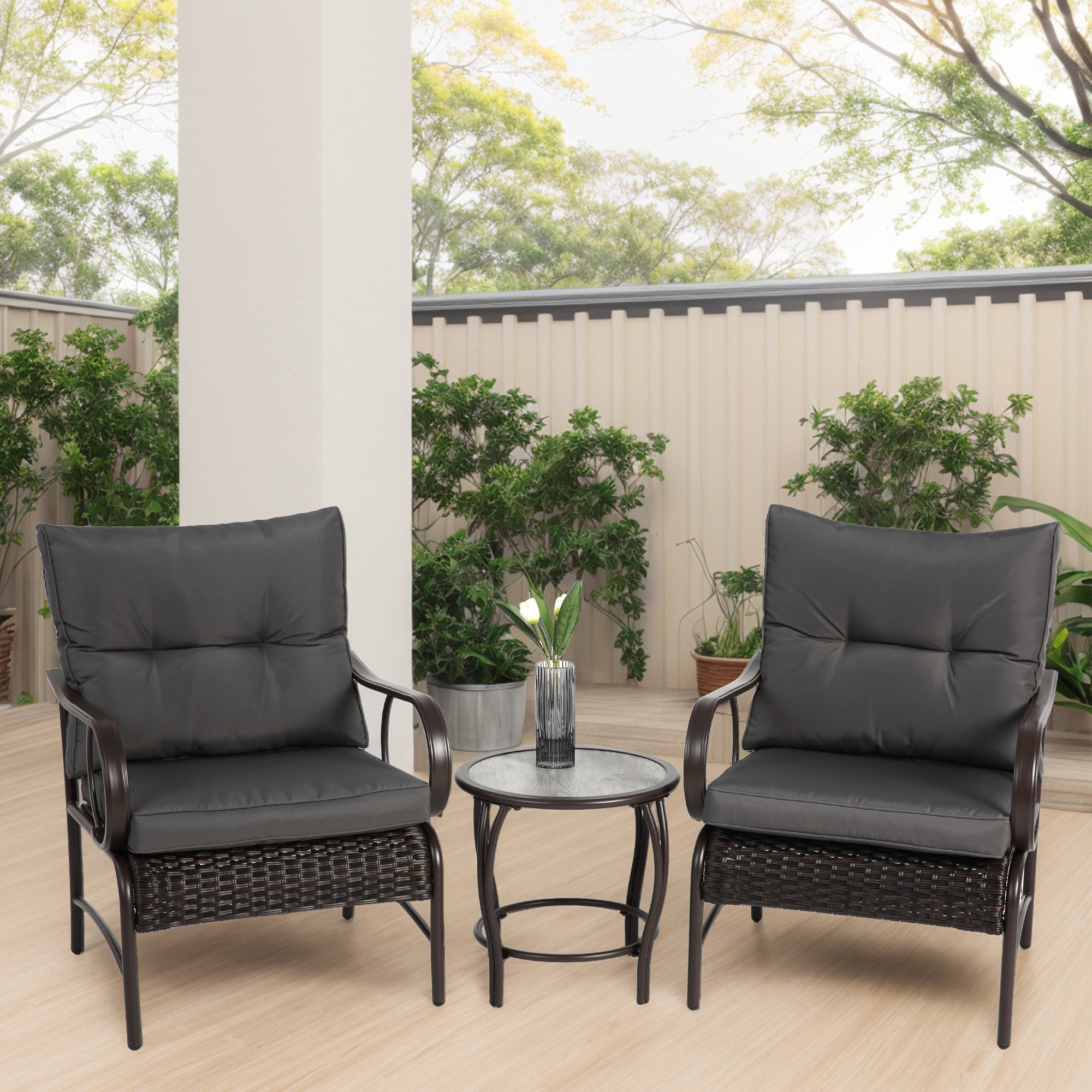 Bybafun YB0600064 Patio-Conversation-Sets - View #2
